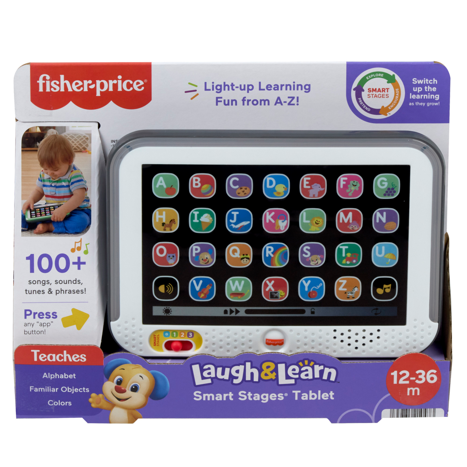 slide 2 of 5, Fisher-Price FISHER-PRICE LAUGH & LEARN SMART STAGES TABLET ASST, 1 ct