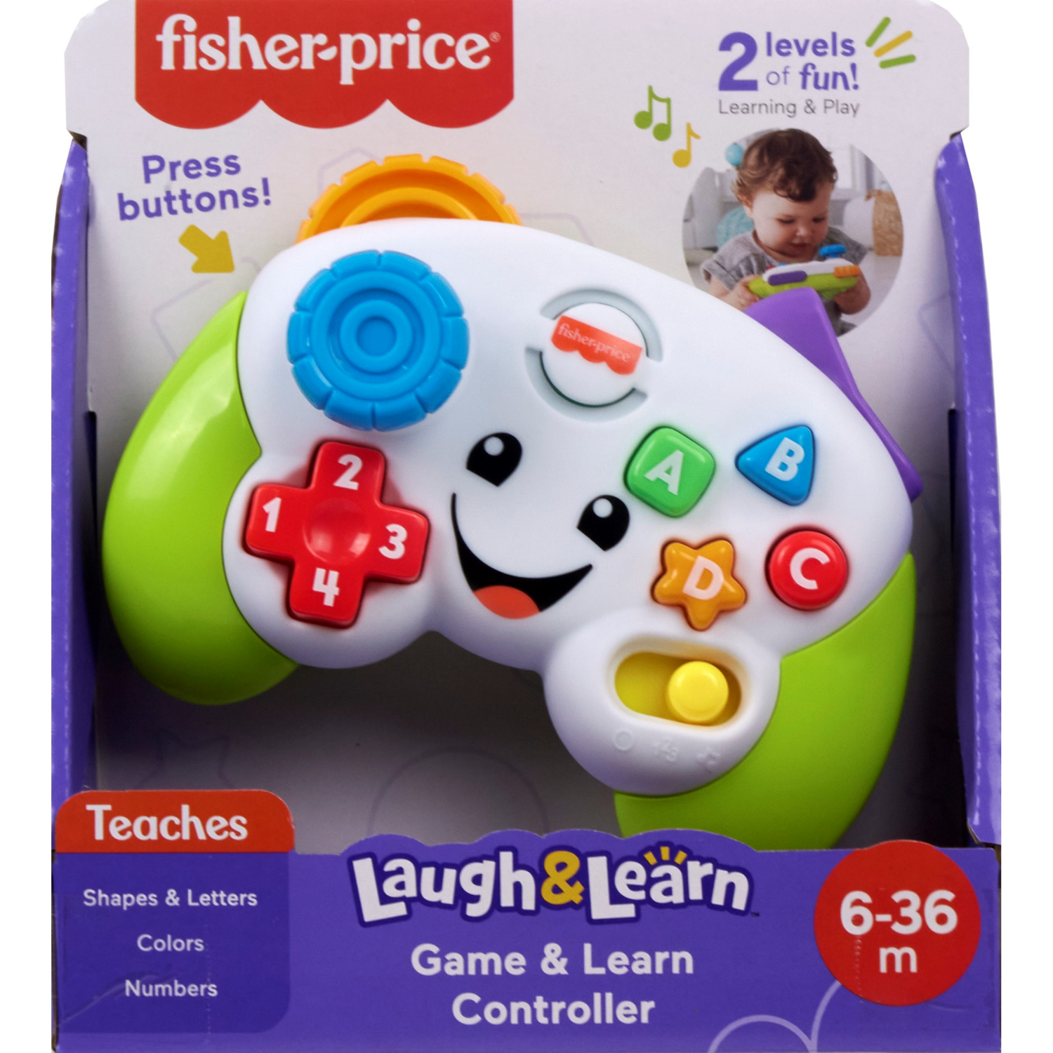 slide 2 of 4, La Choy Fisher-Price Laugh & Learn Game & Learn Controller, 1 ct