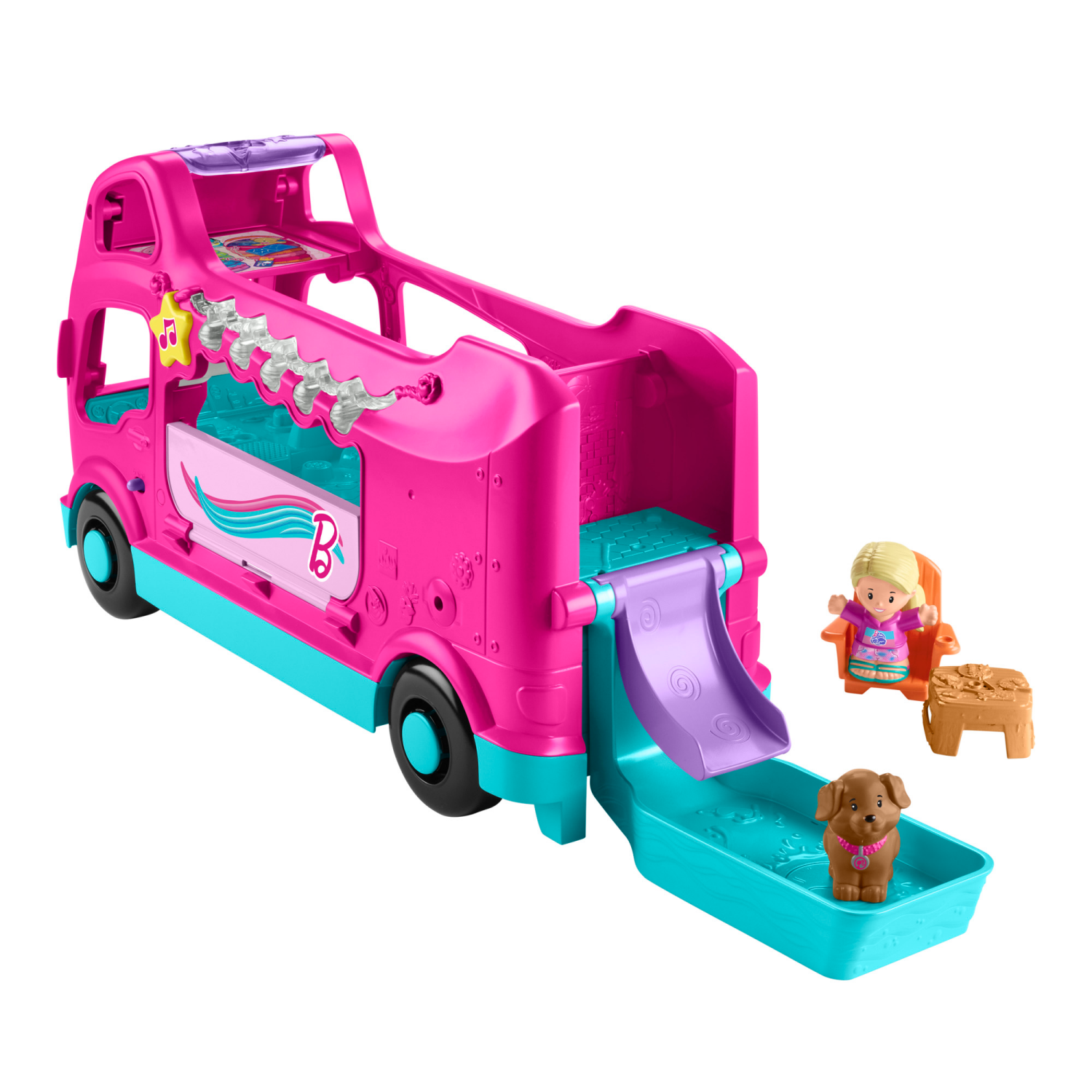 slide 3 of 4, Little People Barbie Dream Camper, 1 ct