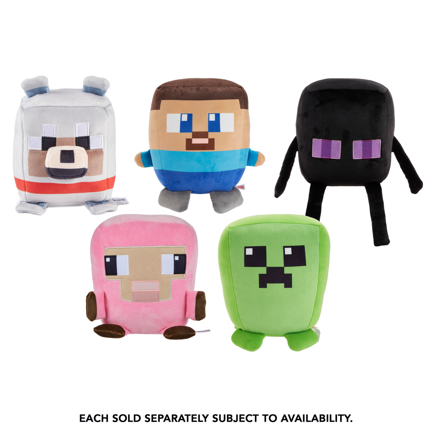 slide 2 of 6, Minecraft Cuutopia 10" Plush Assortment, 10 in