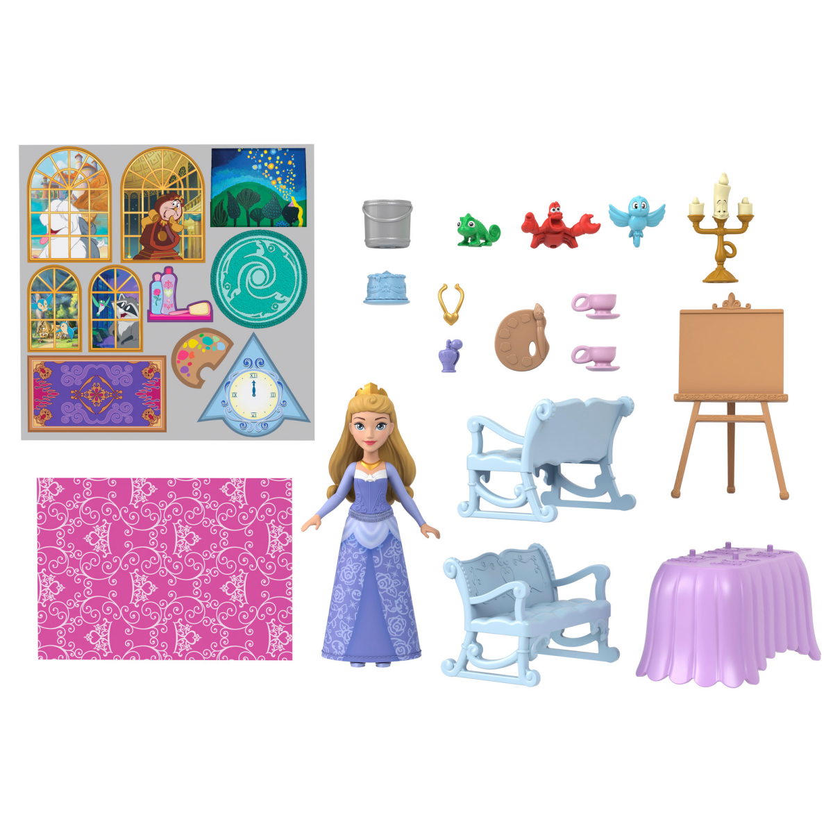 slide 4 of 7, Disney Princess Carriage to Castle 2-in-1 Playset, 1 ct