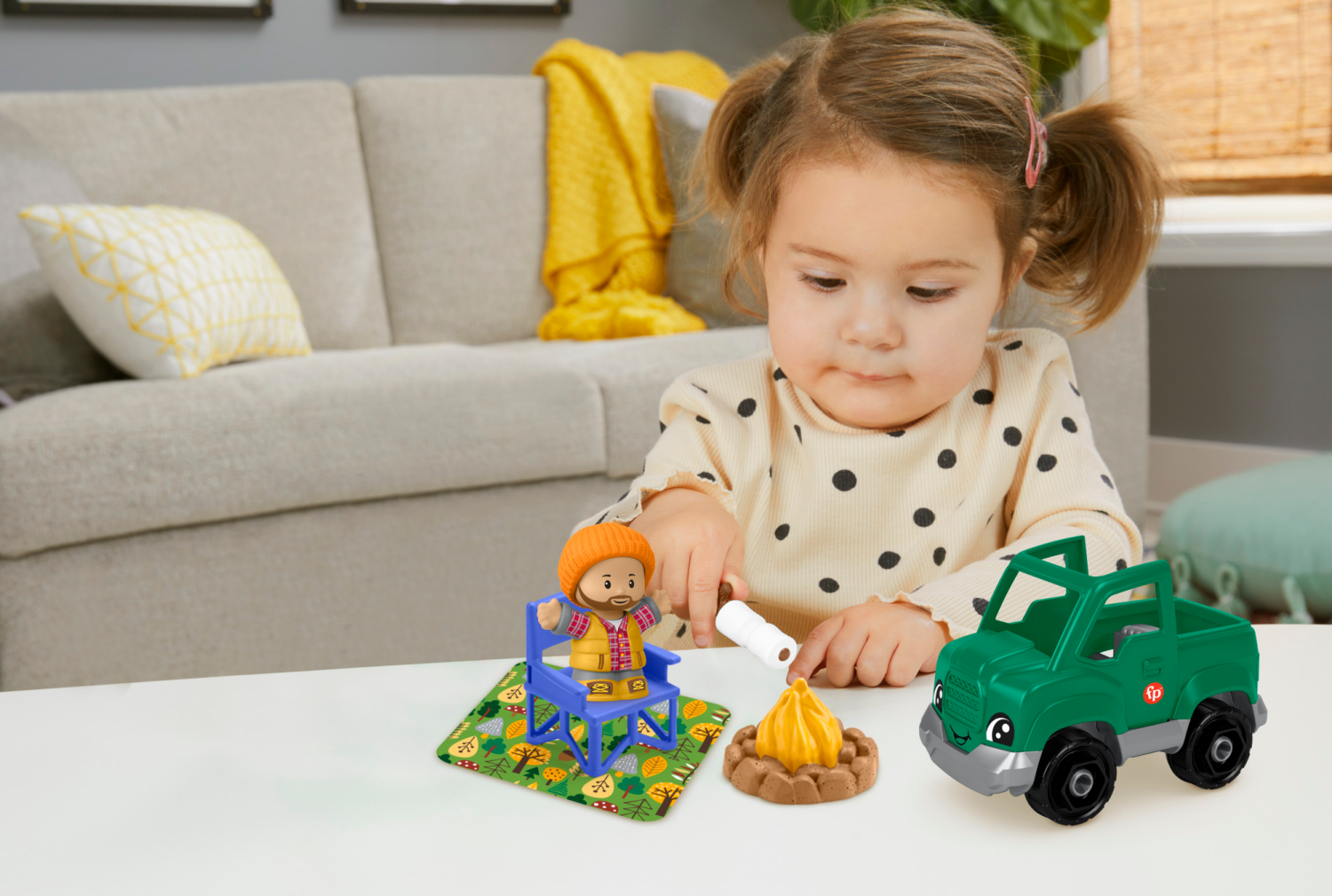 slide 2 of 3, Fisher-Price Little People Time to Camp Playset, 1 ct