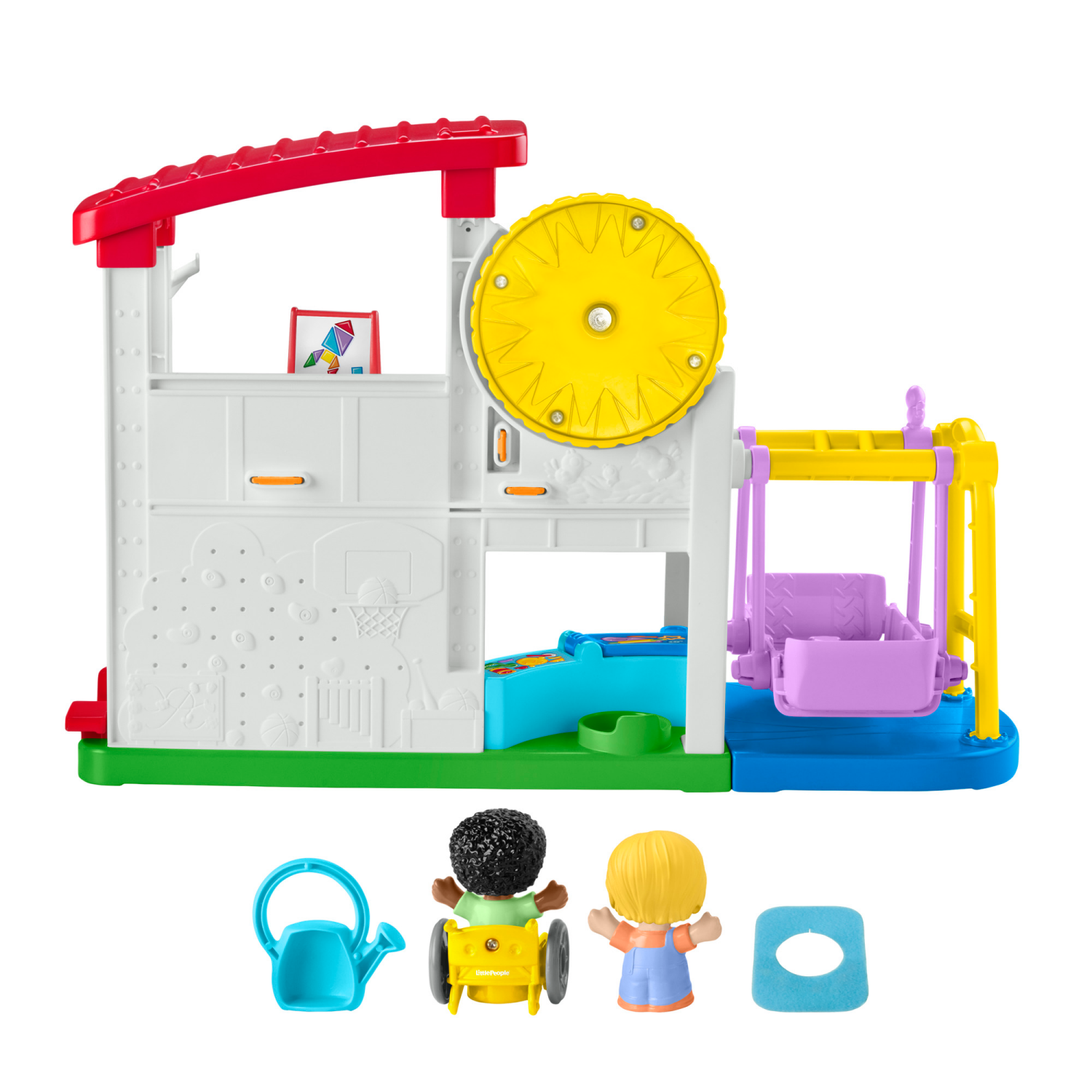 slide 3 of 5, Fisher-Price Little People Play for All School Toddler Playset with Figures & Accessories, 1 ct