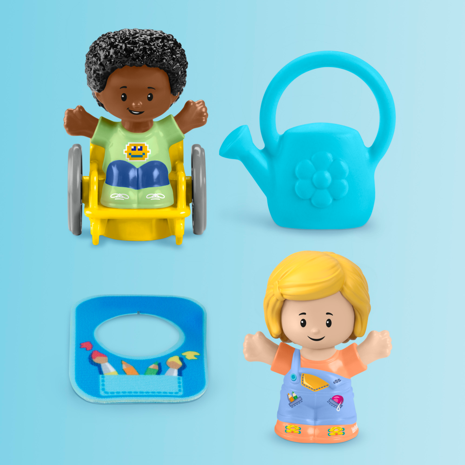 slide 4 of 5, Fisher-Price Little People Play for All School Toddler Playset with Figures & Accessories, 1 ct