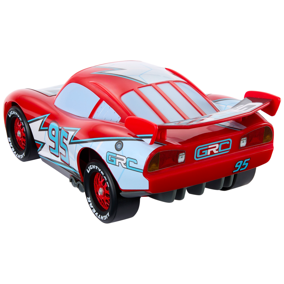 slide 5 of 5, Mattel Disney Pixar Cars Drift & Race Lightning Mcqueen RC Car, 1 ct