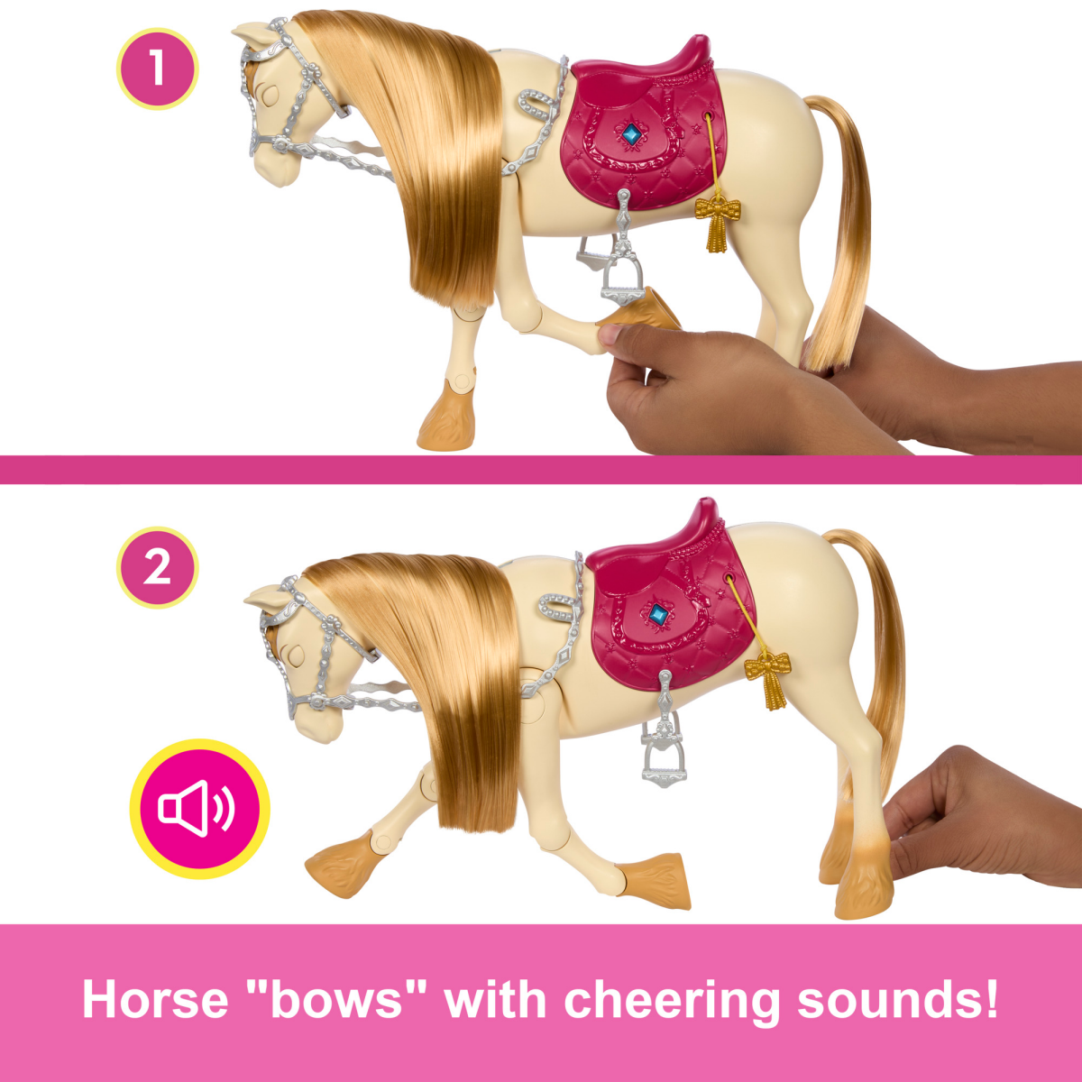 slide 5 of 5, Barbie Content Feature Horse Playset 13pc, 13 ct