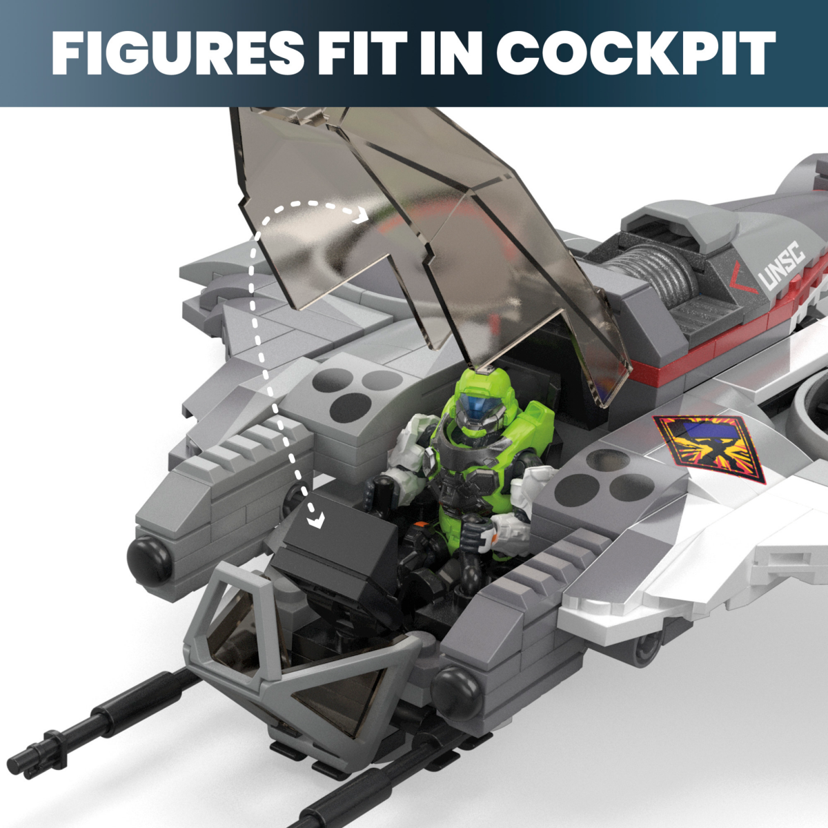 slide 3 of 5, MEGA BLOKS MEGA Halo UNSC Arctic Burn Wasp, 1 ct