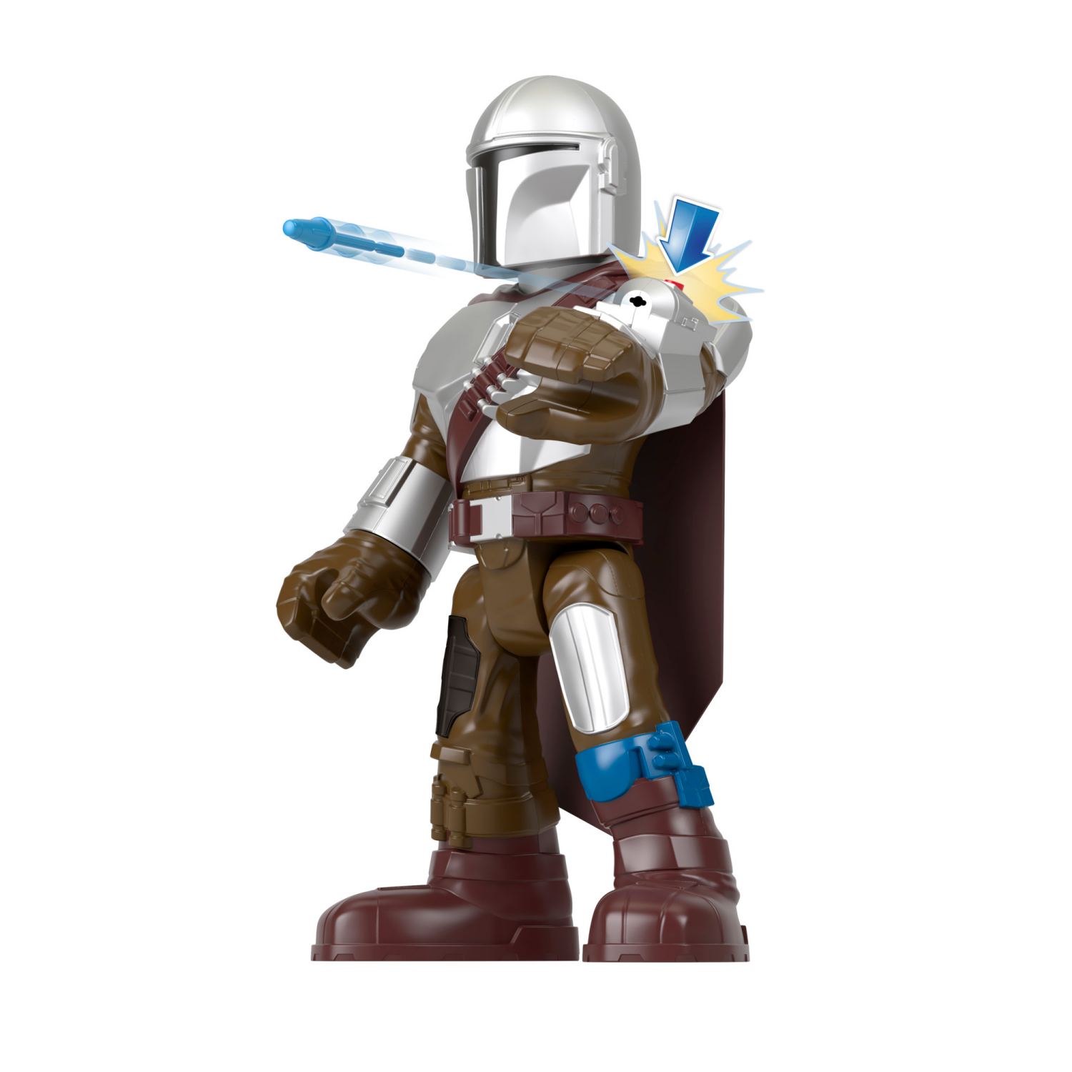 slide 4 of 5, Imaginext Star Wars XXL Mandalorian, 1 ct