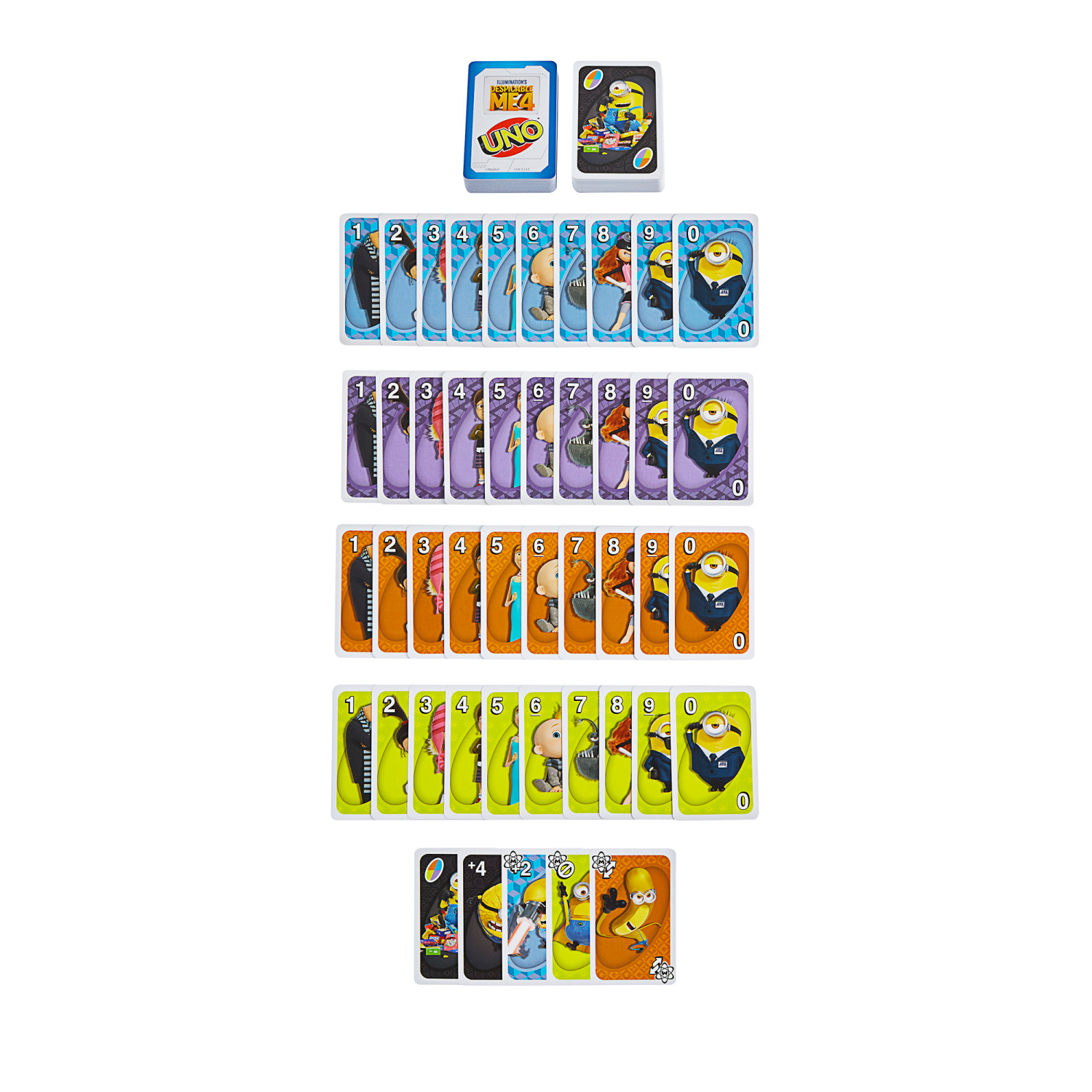 slide 4 of 4, Uno Despicable Me 4 Card Game, 1 ct