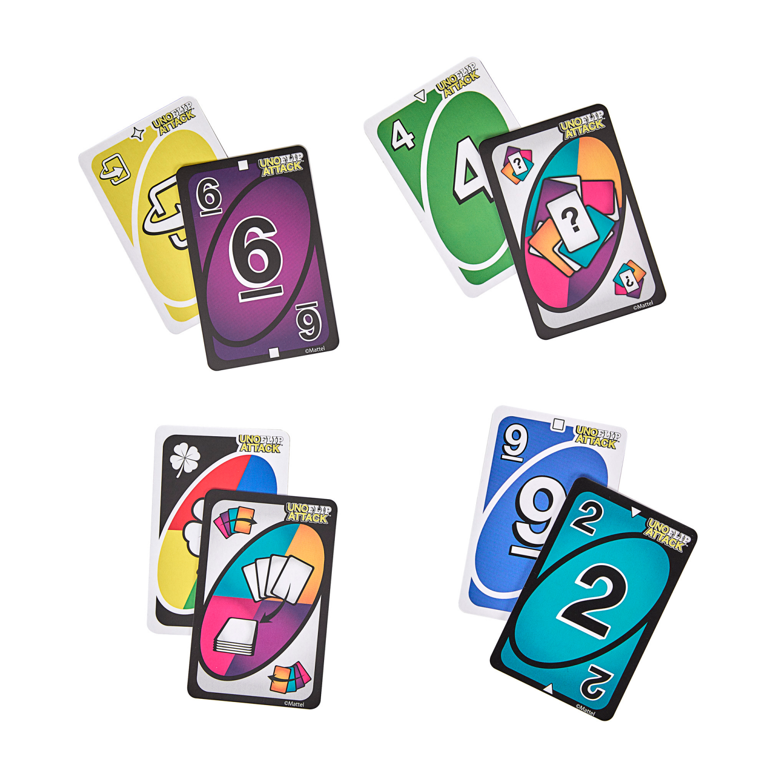 slide 4 of 5, UNO MATTEL GAMES UNO Flip Attack, 1 ct