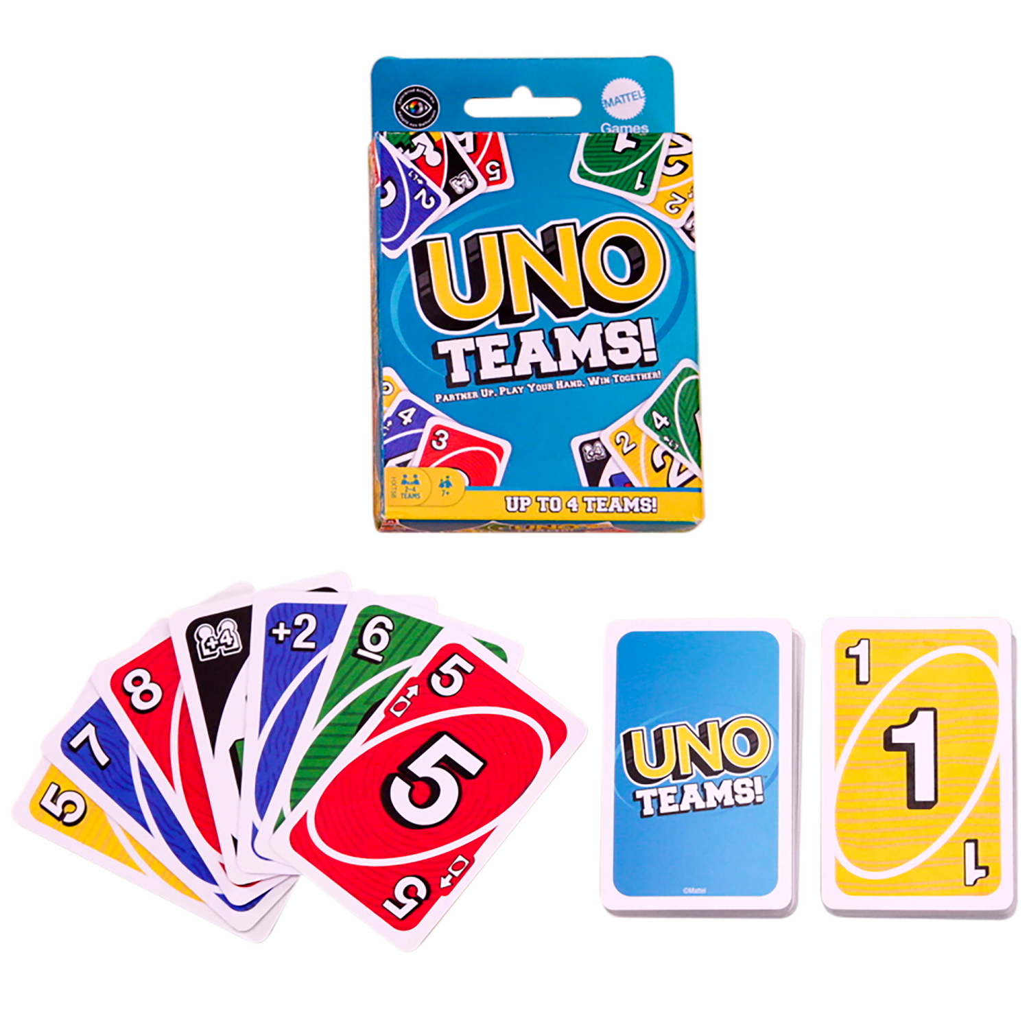 slide 2 of 6, Mattel Uno Teams! 1 Each, 1 ct