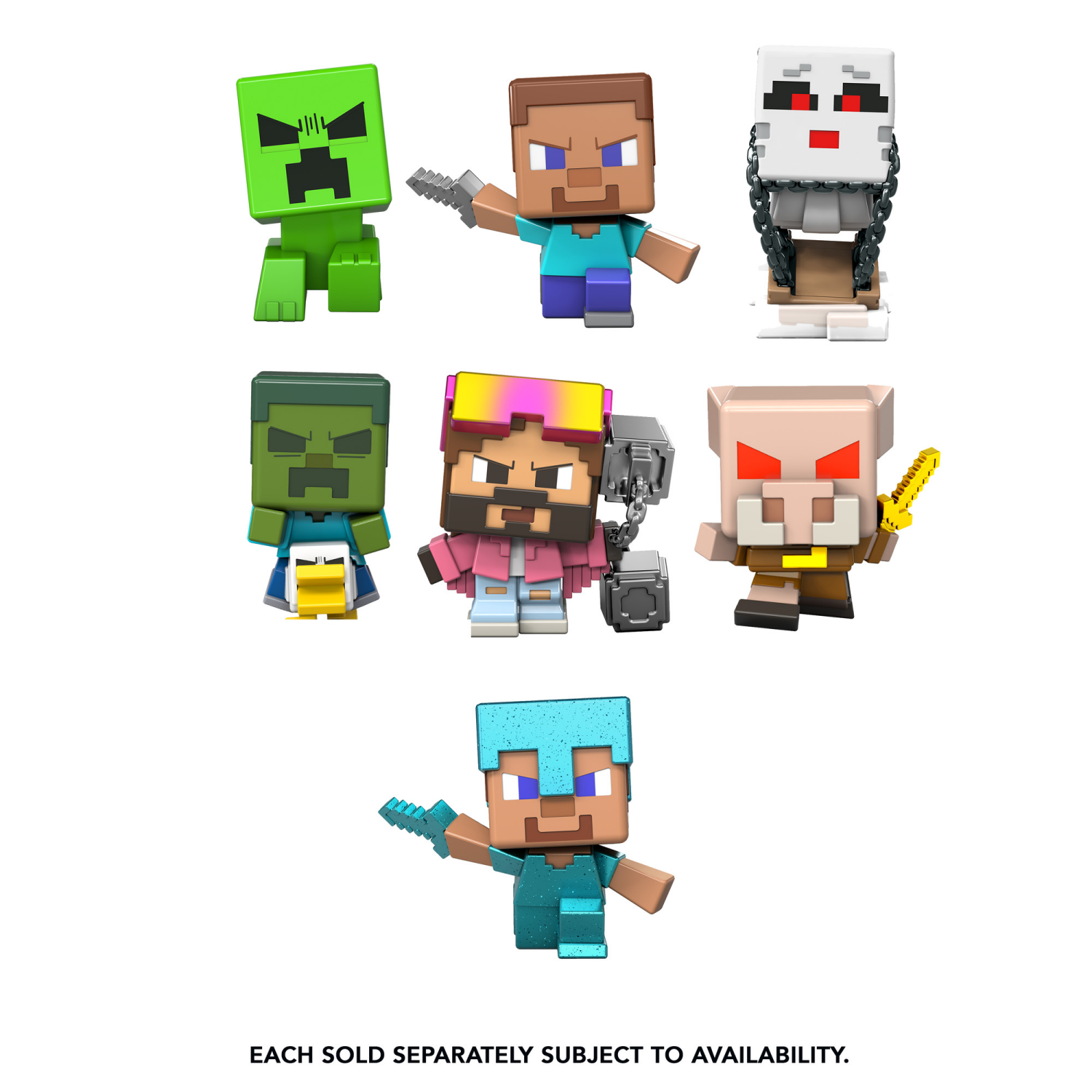 slide 2 of 7, Mini Mode Spawn Egg Assortment, 1 ct