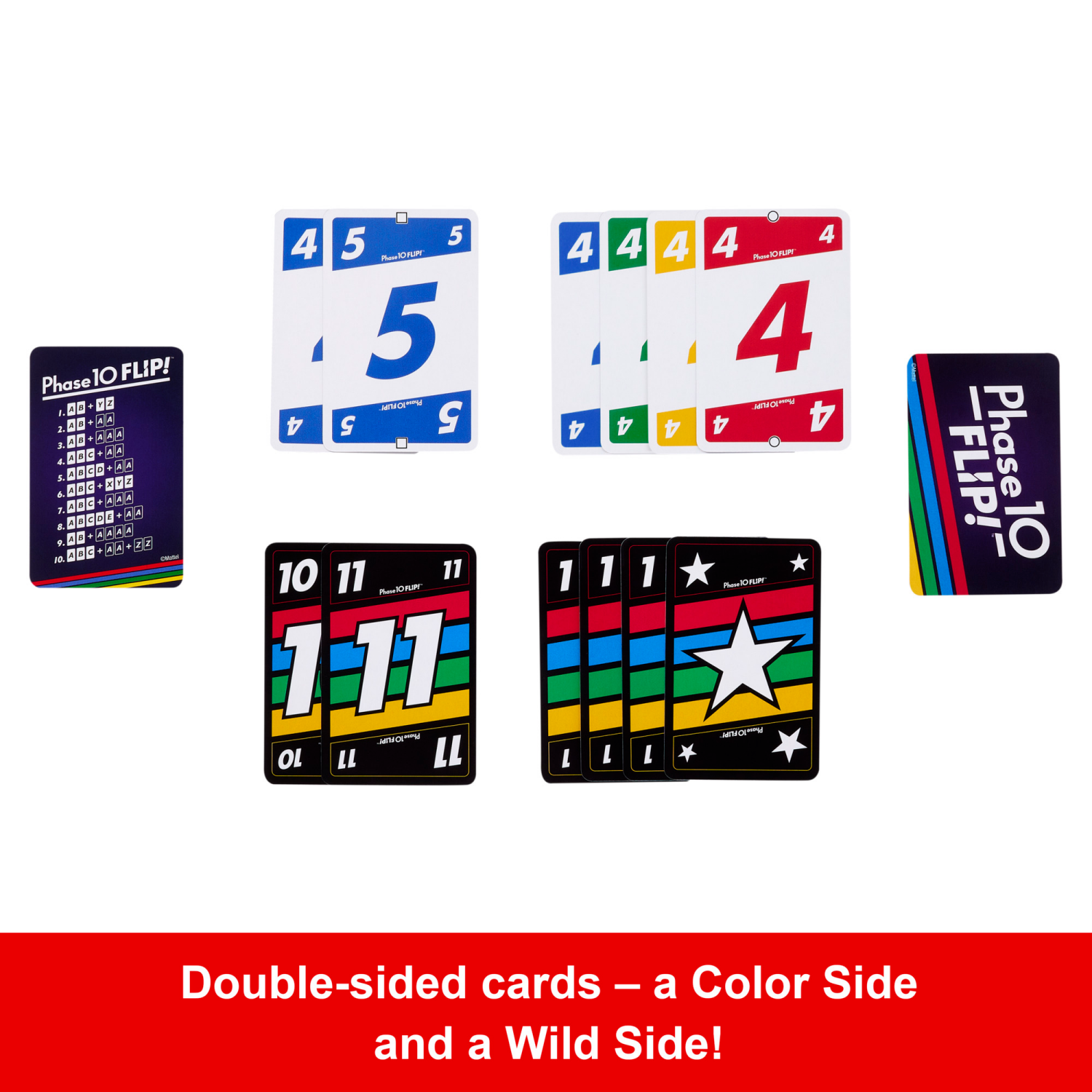 slide 4 of 6, Mattel Phase 10 Flip!™ Card Game, 1 ct