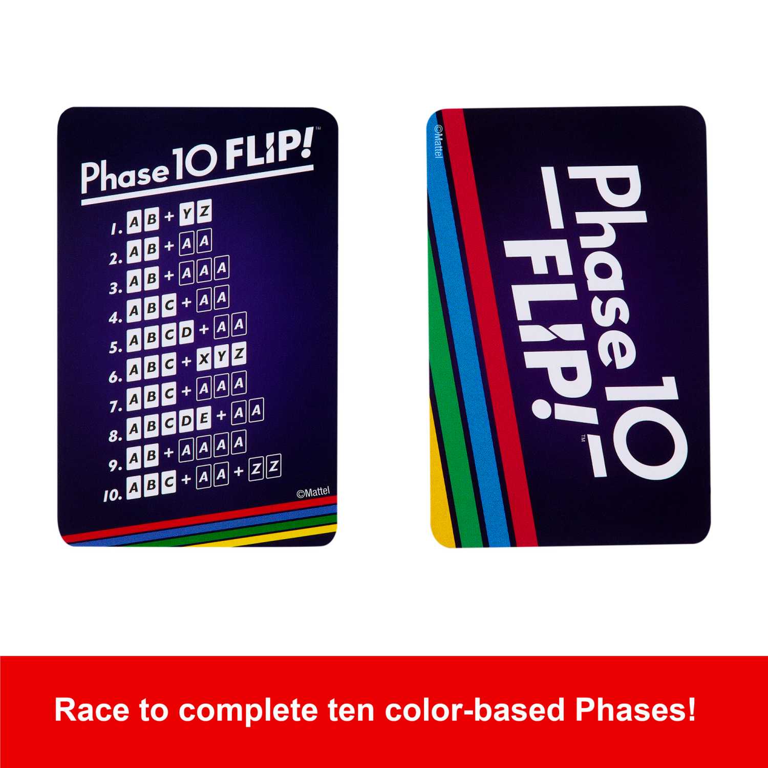 slide 5 of 6, Mattel Phase 10 Flip!™ Card Game, 1 ct