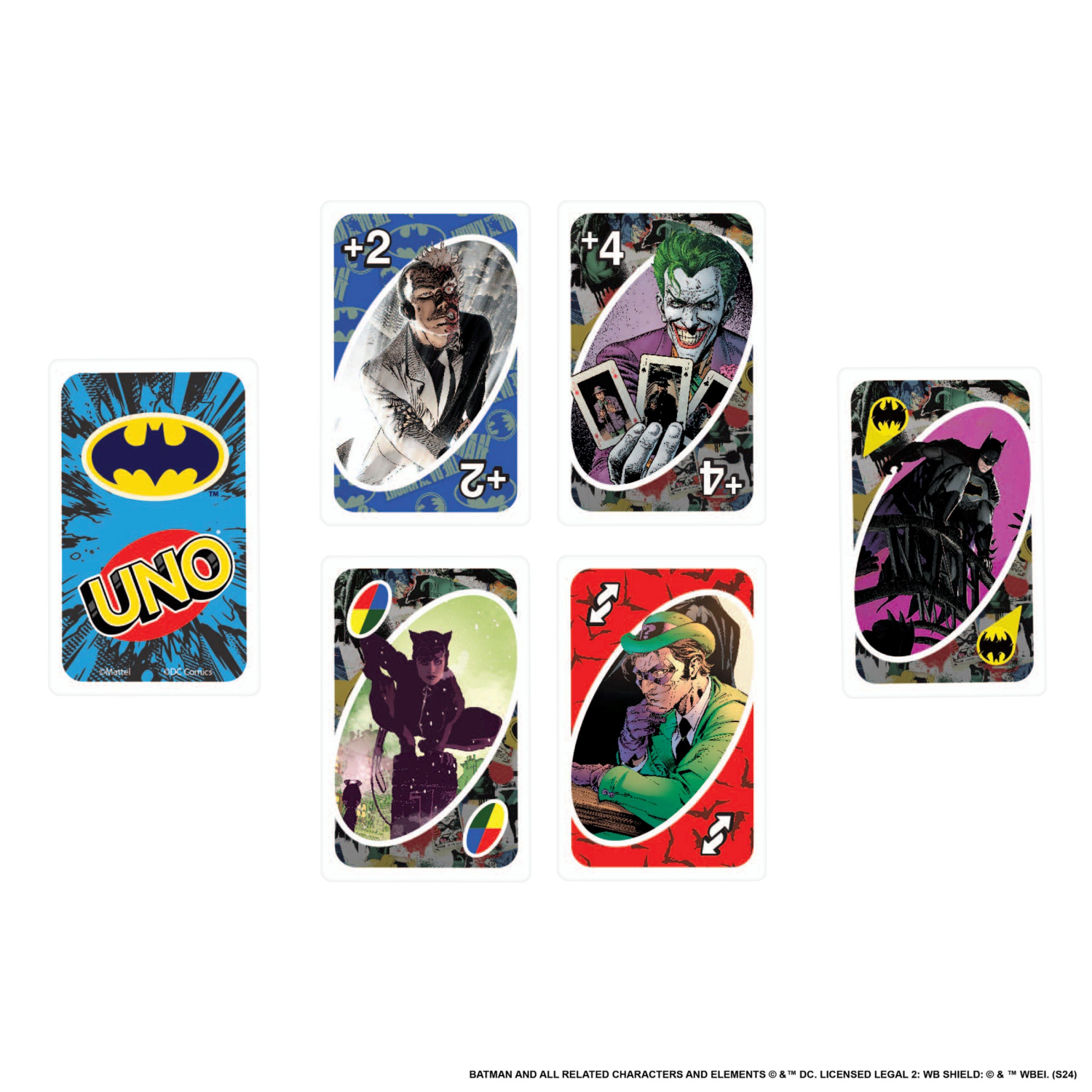 slide 3 of 4, UNO MATTEL GAMES UNO Batman Comics, 1 ct