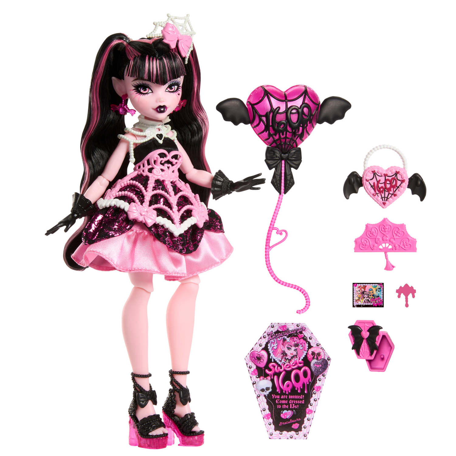 slide 4 of 8, MONSTER HIGH® SCARY SWEET BIRTHDAY DRACULAURA Doll, 1 ct