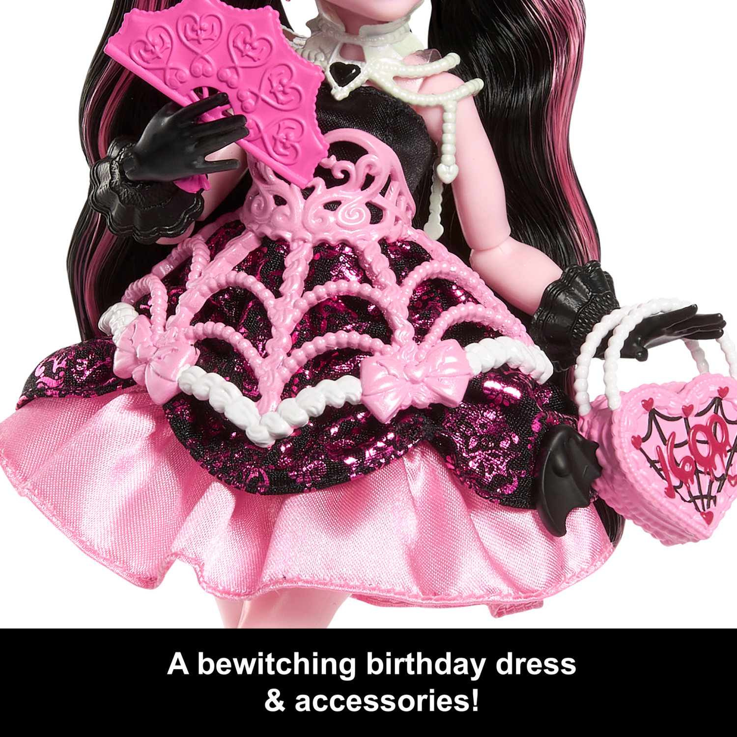 slide 8 of 8, MONSTER HIGH® SCARY SWEET BIRTHDAY DRACULAURA Doll, 1 ct