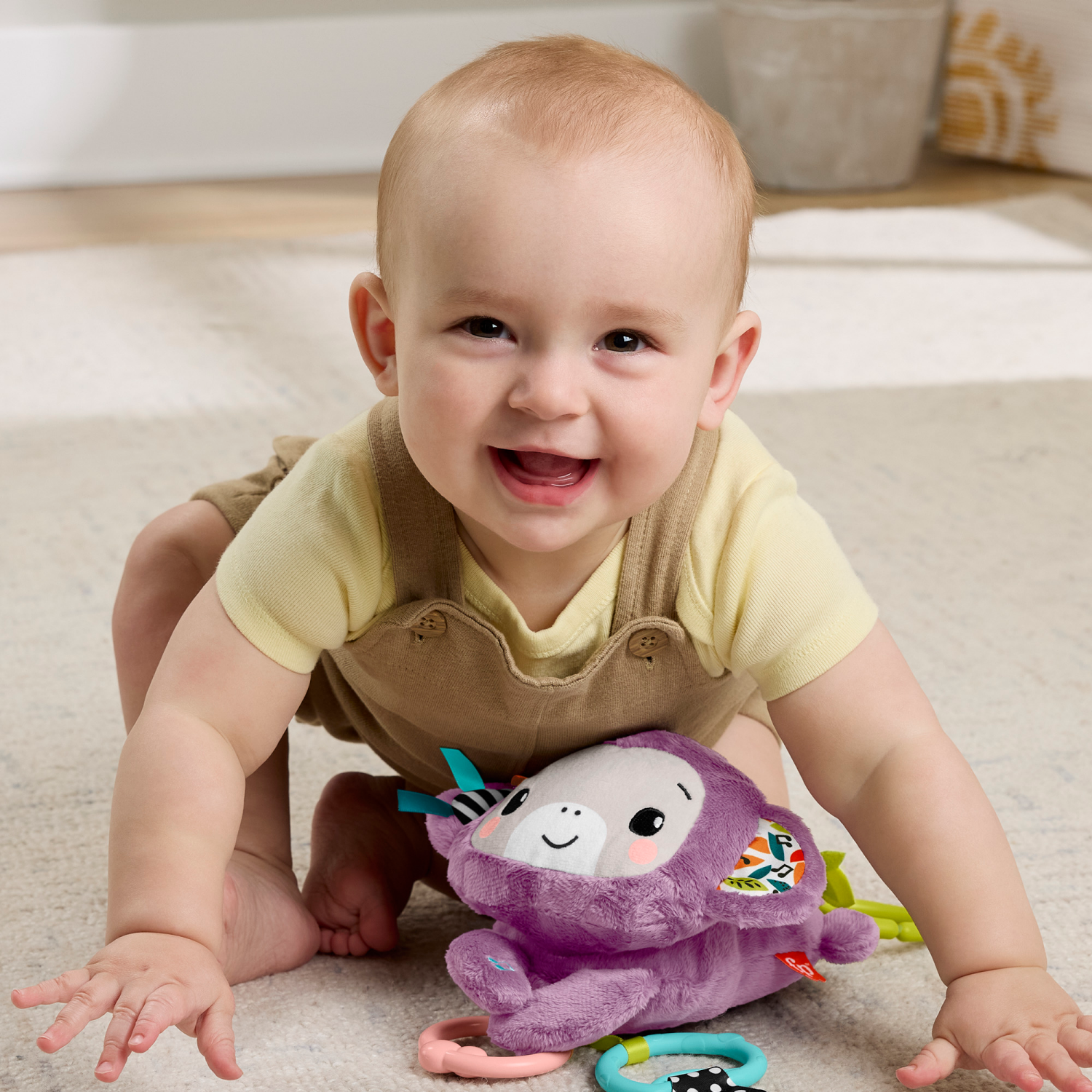 slide 3 of 3, Fisher-Price Fisher-Price Sing & Go Purple Monkey, 1 ct