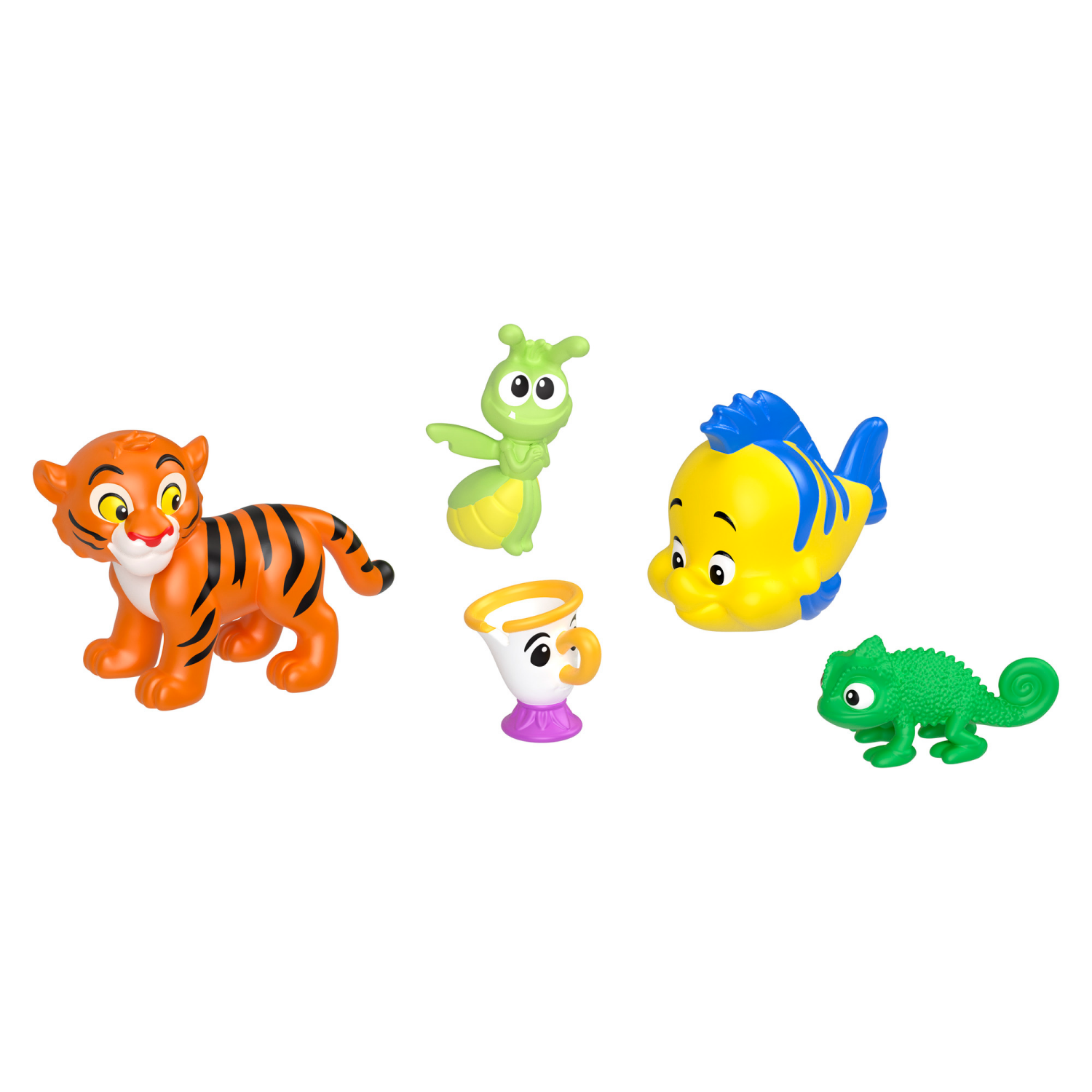 slide 5 of 5, Disney Princess and Friends Set with 5 Small Dolls in Sparkling Outfits and 5 Friend Figures, 1 ct