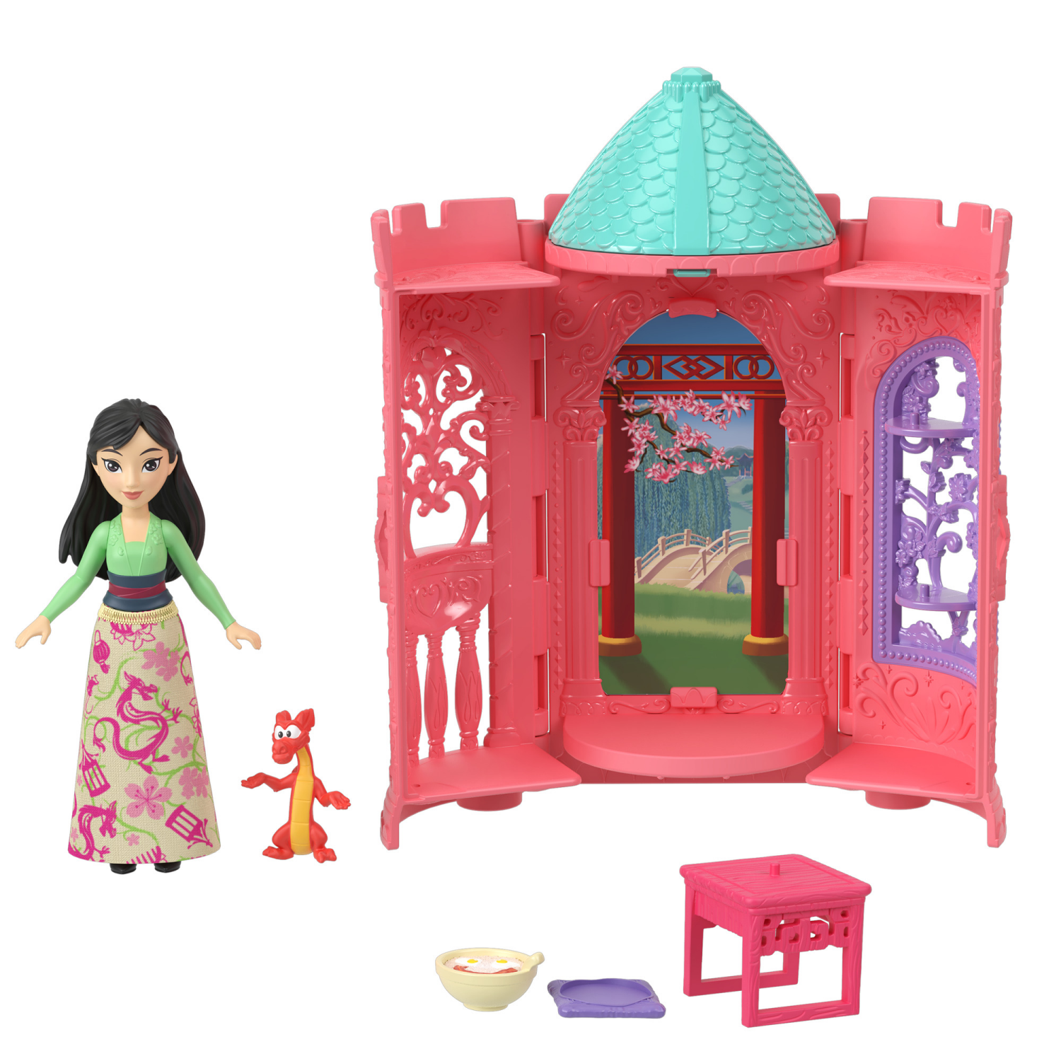 slide 5 of 5, Disney Princess Tower Surprise Small Dolls and Stacking Playsets with 5 Surprises, 1 ct