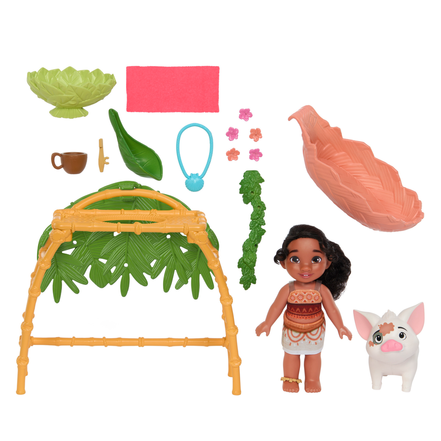 slide 4 of 8, Disney Moana 2 Simea & Pua Bathtime Fun Playset, 1 ct
