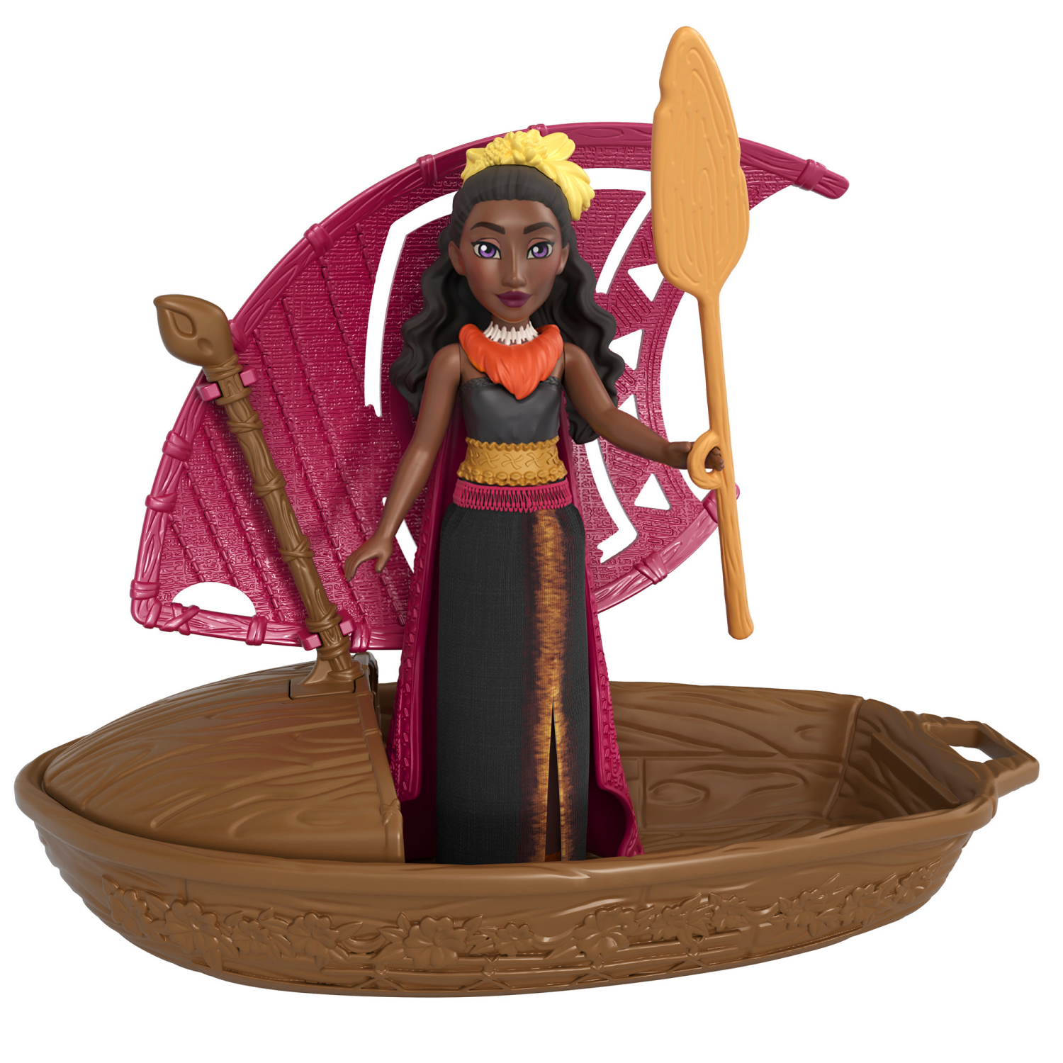 slide 3 of 8, Disney Moana 2 WAYFINDER WONDERS Small Doll & Boat Assortment, 1 ct