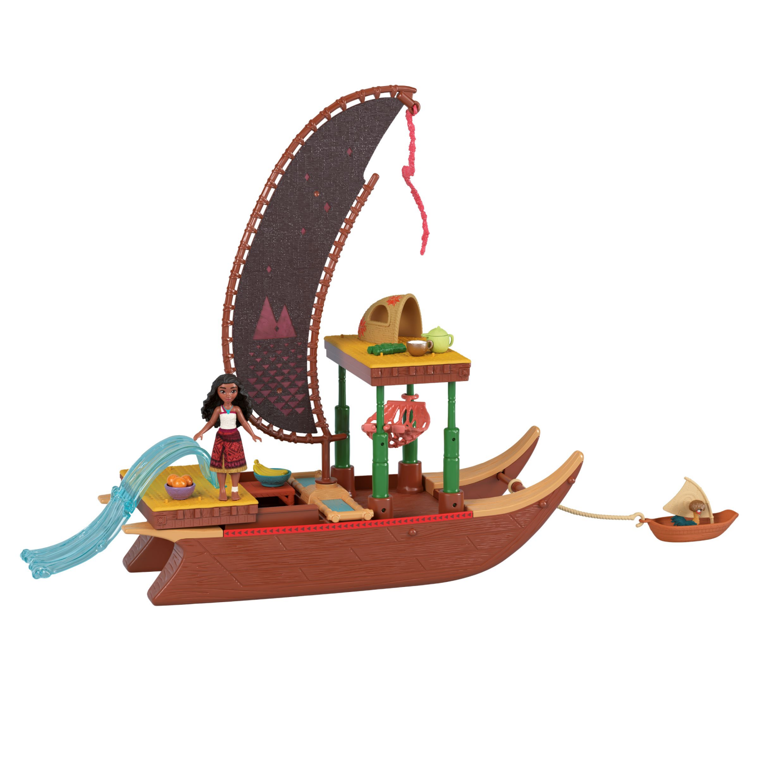 slide 2 of 8, Disney Moana 2 Moana's Adventure Canoe Playset, 1 ct