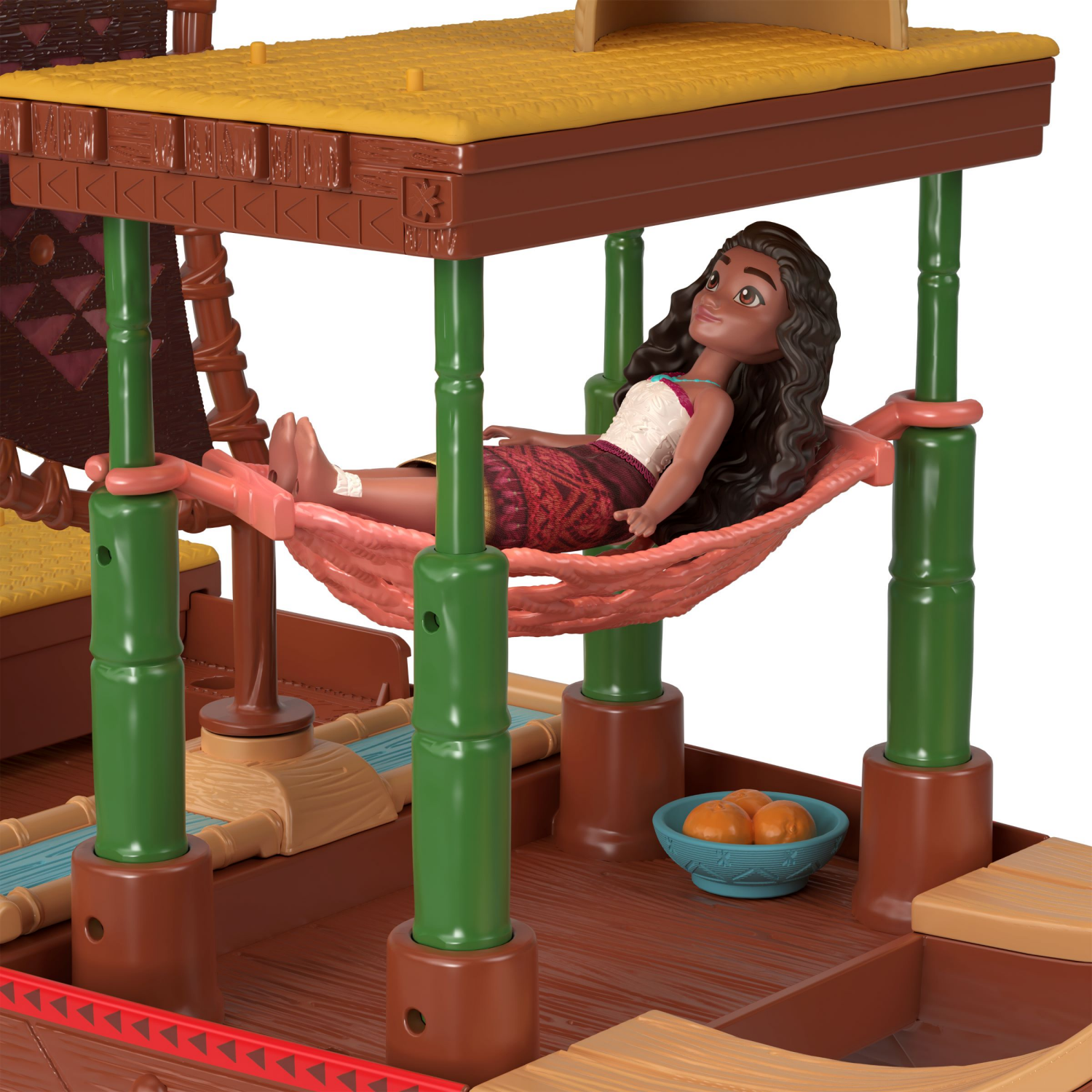 slide 8 of 8, Disney Moana 2 Moana's Adventure Canoe Playset, 1 ct
