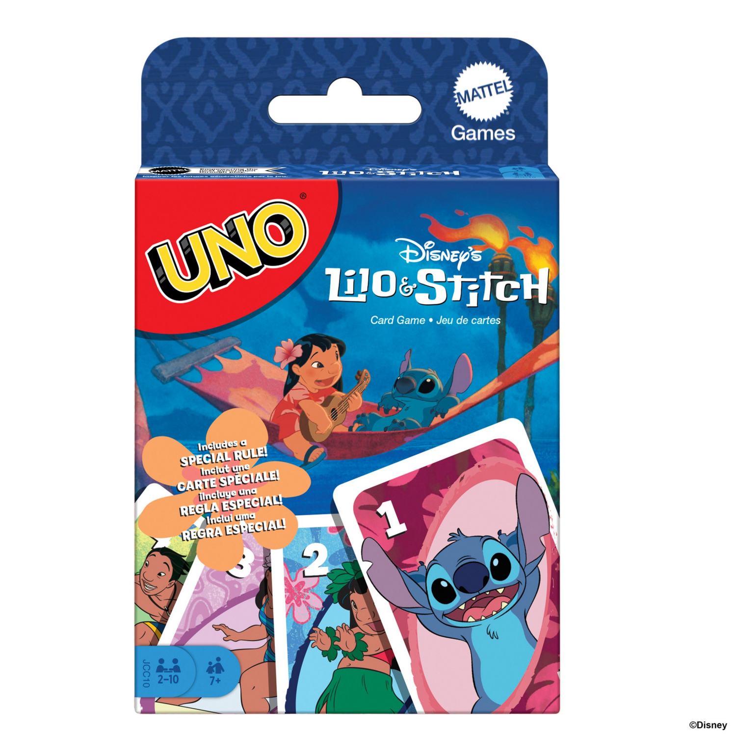 slide 1 of 4, UNO Disney;s Lilo & Stitch Edition Card Game, 1 ct