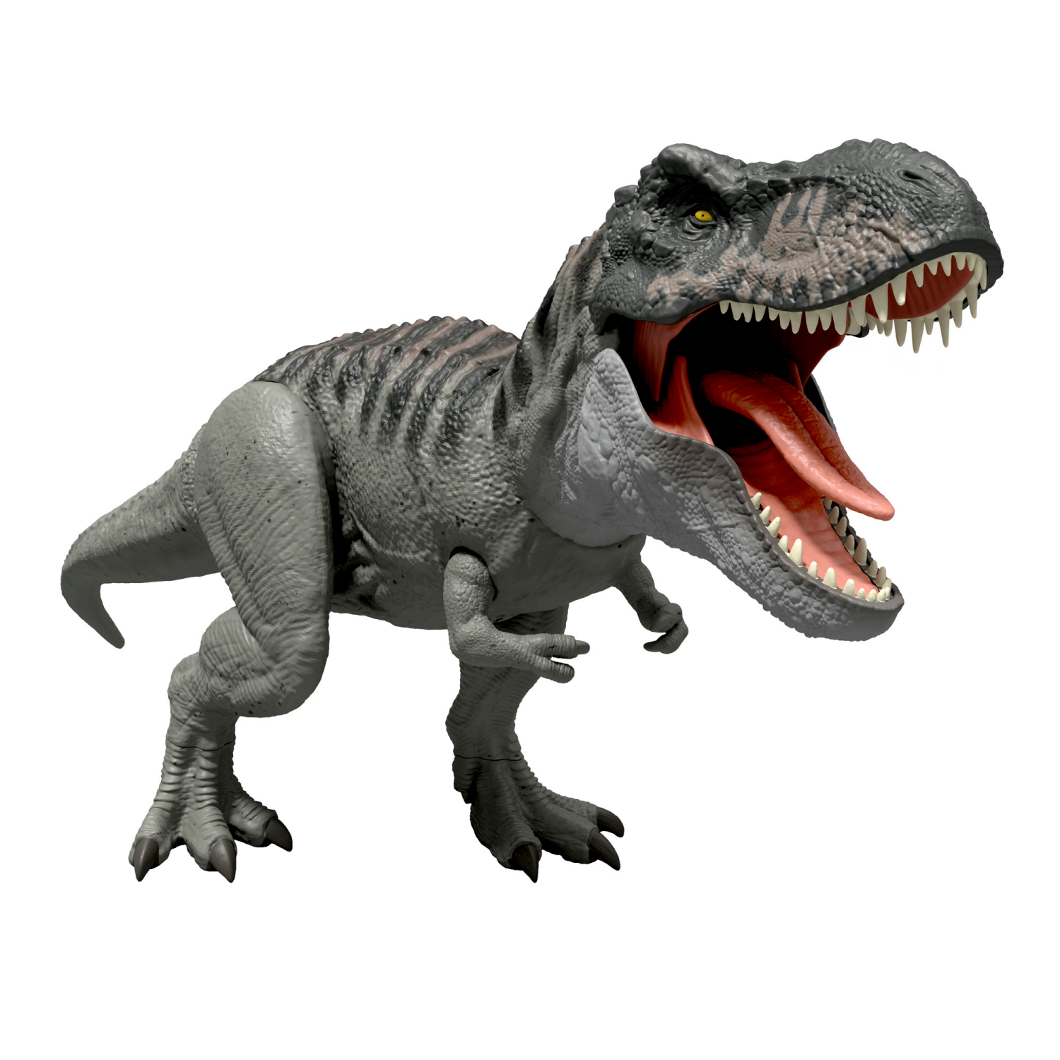 slide 2 of 5, Jurassic World Rebirth Power Devour Tyrannosaurus Rex Dinosaur Figure, Constant Chomp Lights & Sound, 1 ct