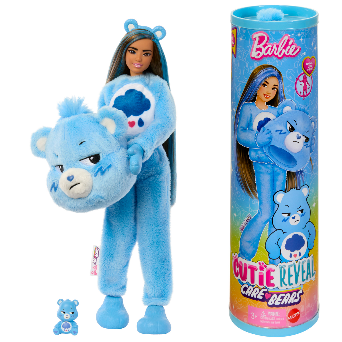 slide 4 of 7, Care Bears Barbie Cutie Reveal Doll, 1 ct