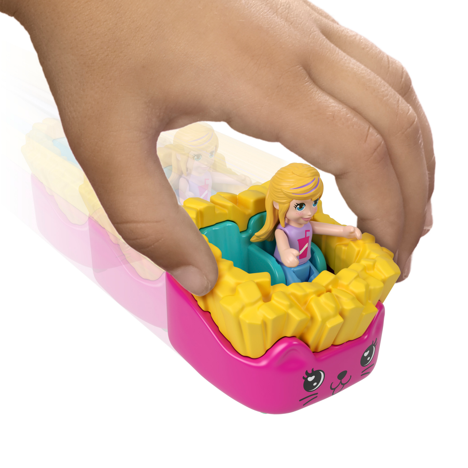 slide 6 of 8, POLLY POCKET TINY TAKE OUT REVEAL Assortment, 1 ct