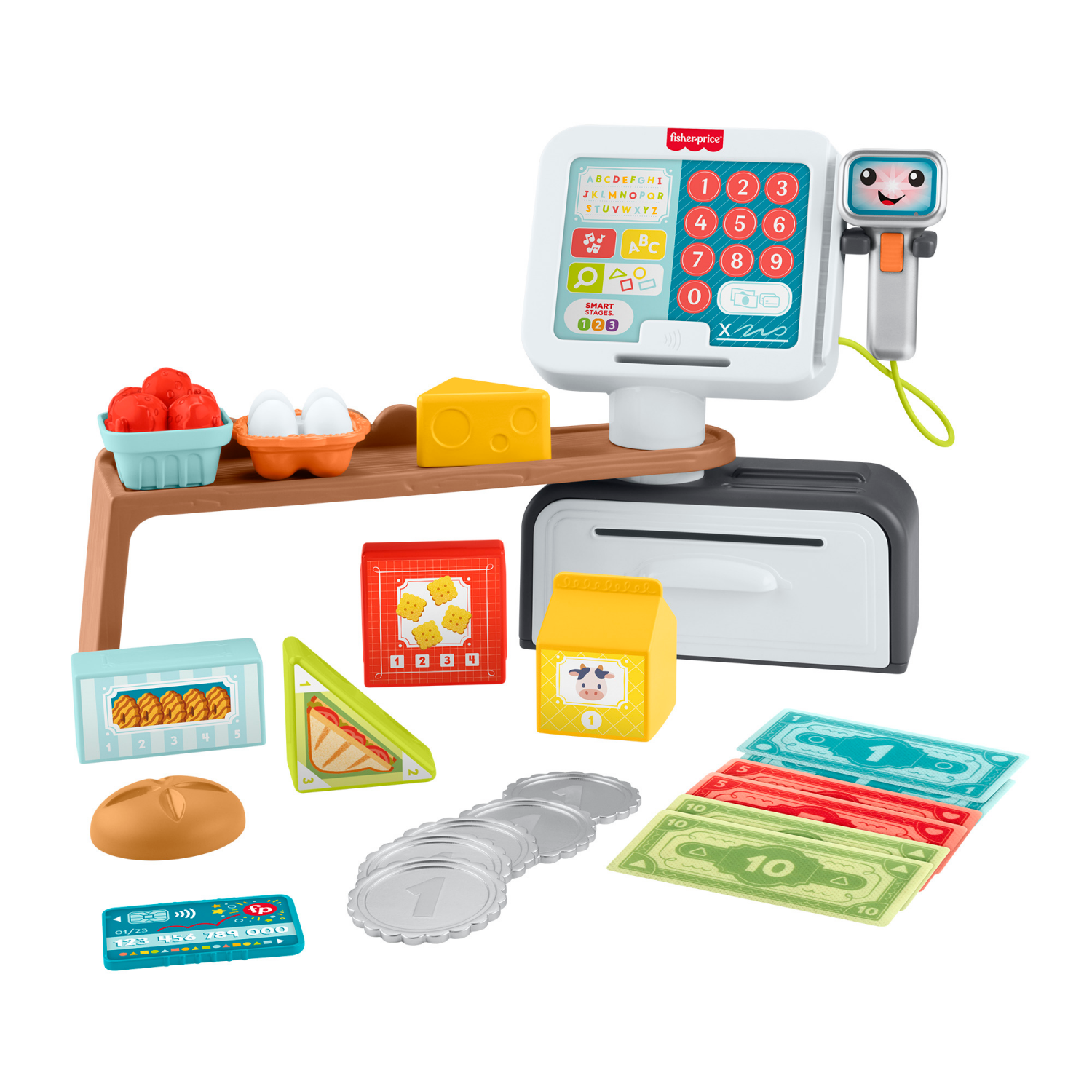 slide 2 of 4, Fisher-Price Laugh & Learn Count & Shop Cash Register, 1 ct