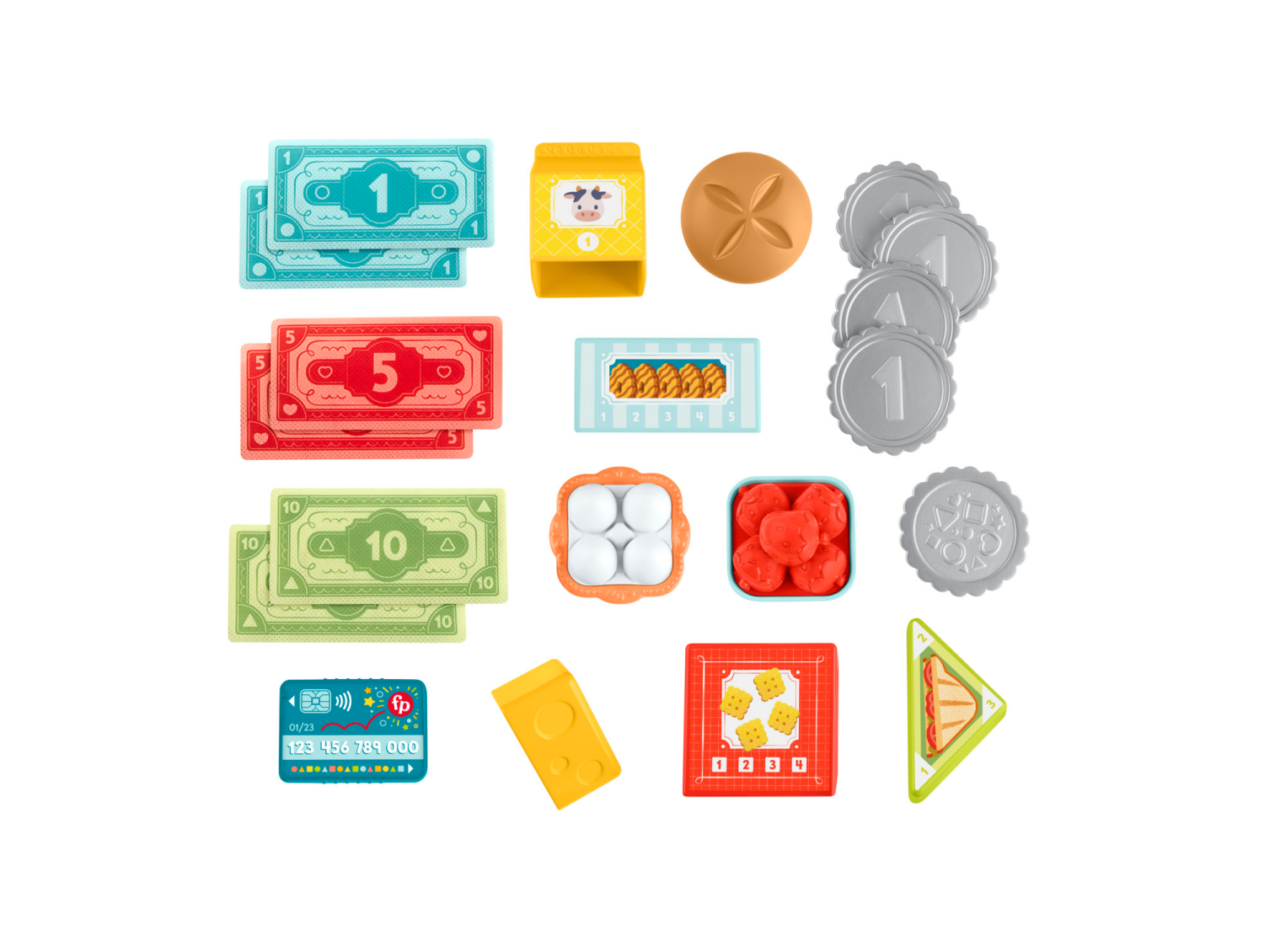 slide 3 of 4, Fisher-Price Laugh & Learn Count & Shop Cash Register, 1 ct