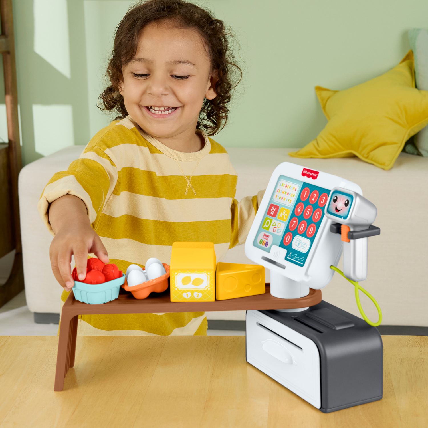 slide 4 of 4, Fisher-Price Laugh & Learn Count & Shop Cash Register, 1 ct