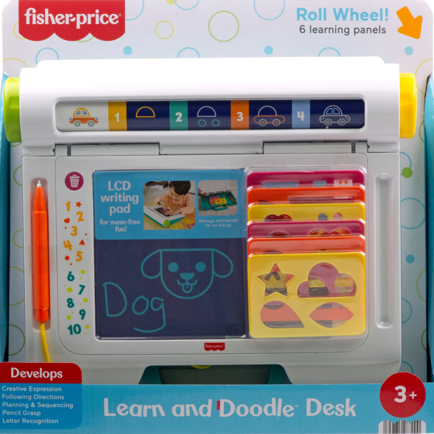 slide 1 of 6, Fisher-Price FP Learn & Doodle Desk, 1 ct