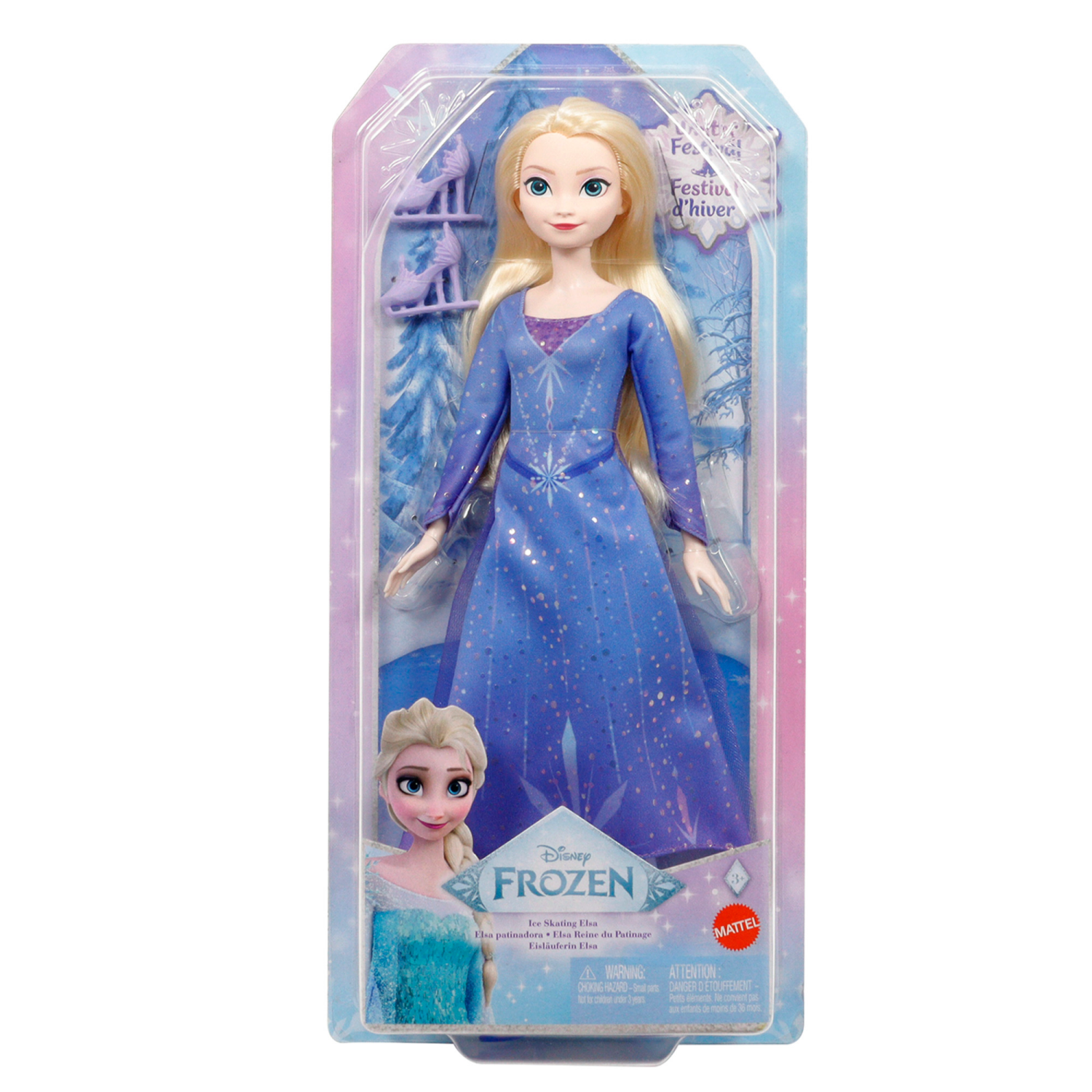 slide 1 of 5, DISNEY Frozen Icy Ice Skating Elsa, 1 ct