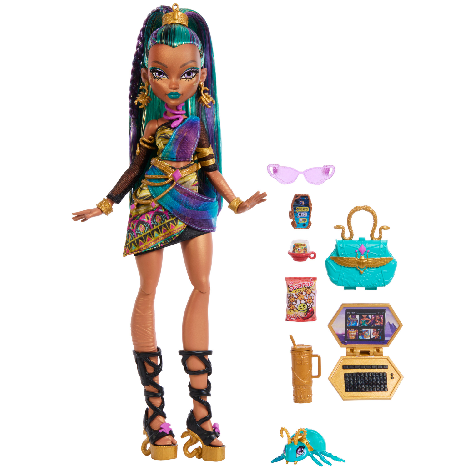 slide 3 of 3, MONSTER HIGH® NEFERA DE NILE Doll, 1 ct