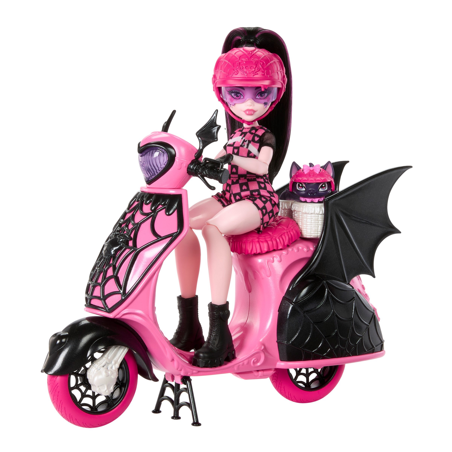 slide 5 of 7, MONSTER HIGH® DRACULAURA VAMPTASTIC Scooter Doll and Vehicle, 1 ct