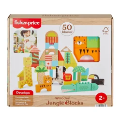 Fisher-Price FP Wooden Jungle Blocks