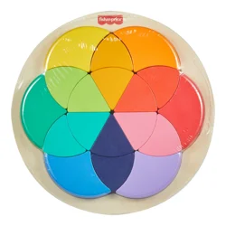 Fisher-Price Wooden Color Wheel Puzzle