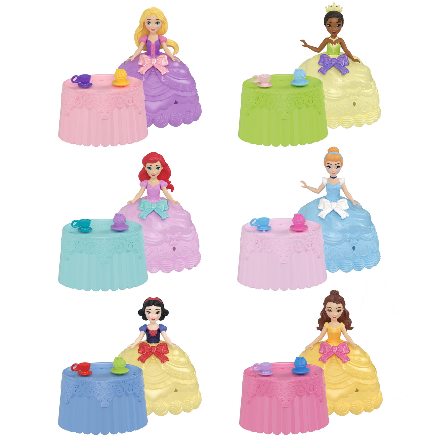 slide 2 of 7, Mattel Disney Princess 3+ Cupcake Doll Reveal 1 Each, 1 ct