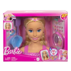 Barbie Doll Styling Head, Blonde Hair with 20+ Styling Accessories