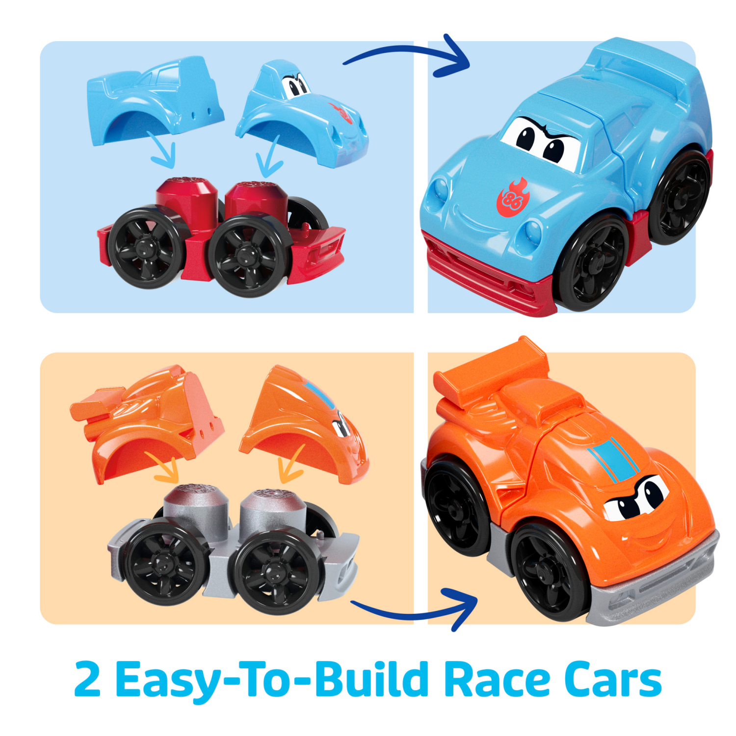 slide 4 of 7, Mega Bloks First Builders Build & Race Rig Toy Blocks for Toddler - 19pc, 19 ct