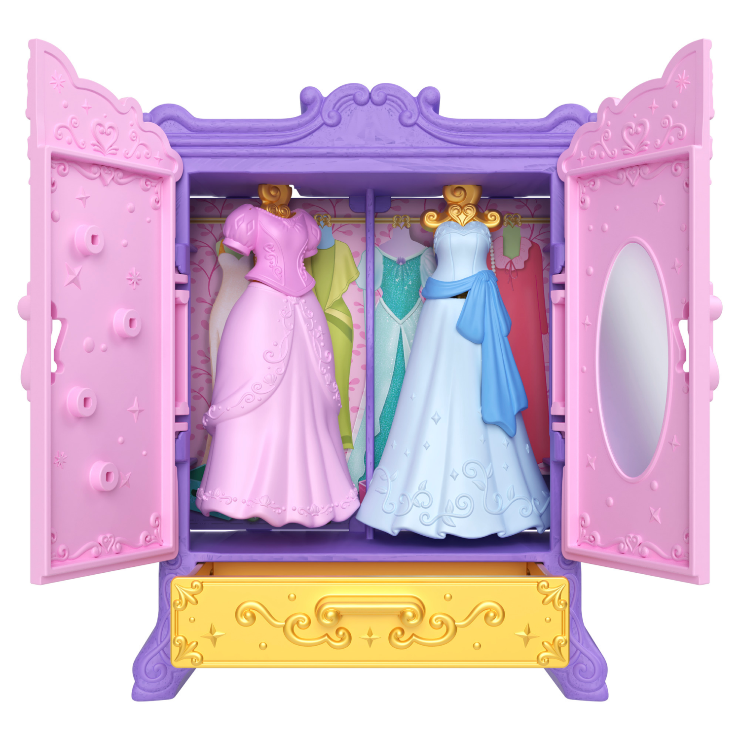 slide 5 of 7, Disney Princess Royal Wardrobe Small Doll Set, 1 ct