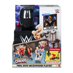 WWE Knuckle Crunchers Final Boss Microphone Playset