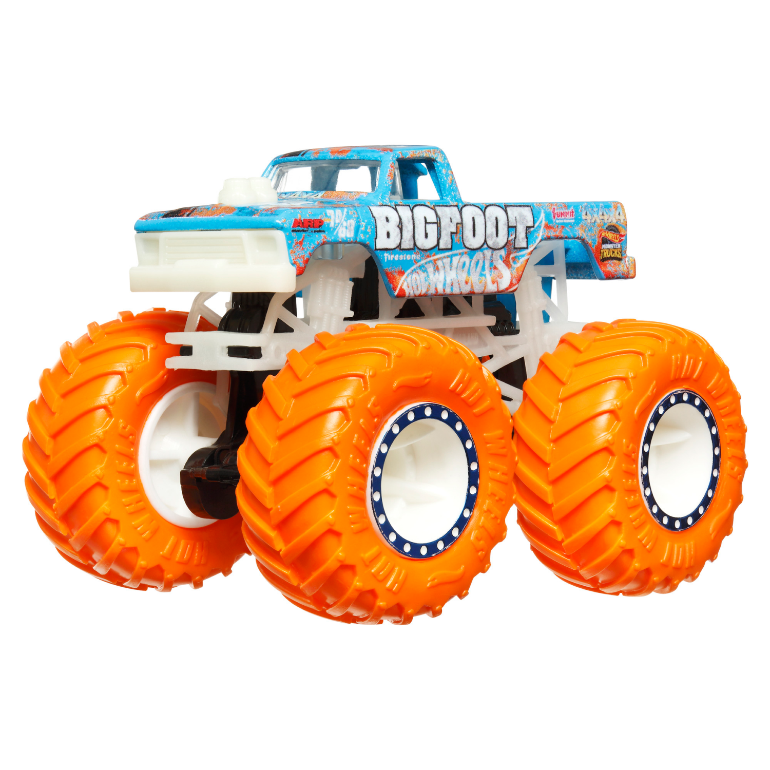 slide 3 of 8, Hot Wheels Monster Trucks Glow in the Dark Assortment, 1 ct
