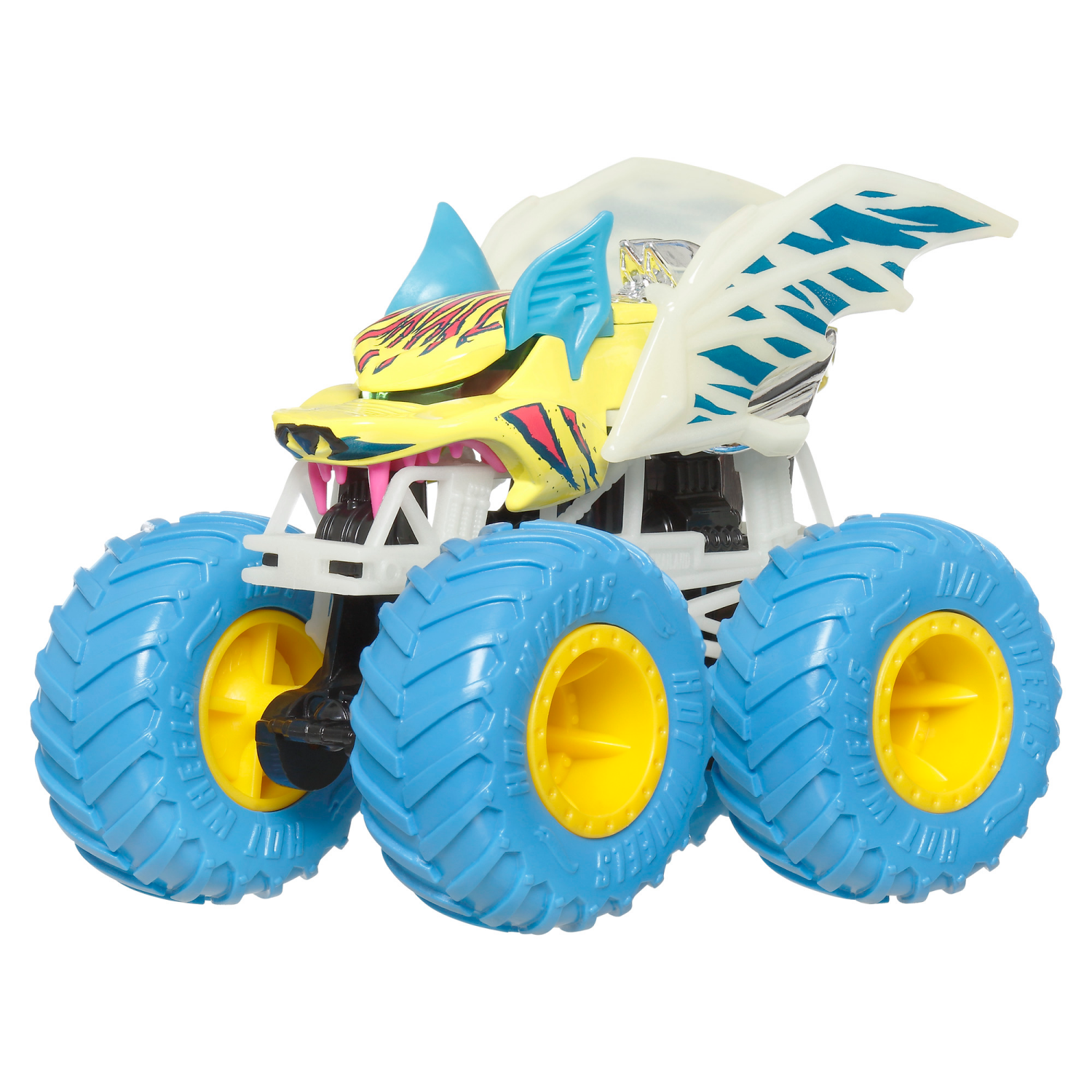 slide 6 of 8, Hot Wheels Monster Trucks Glow in the Dark Assortment, 1 ct