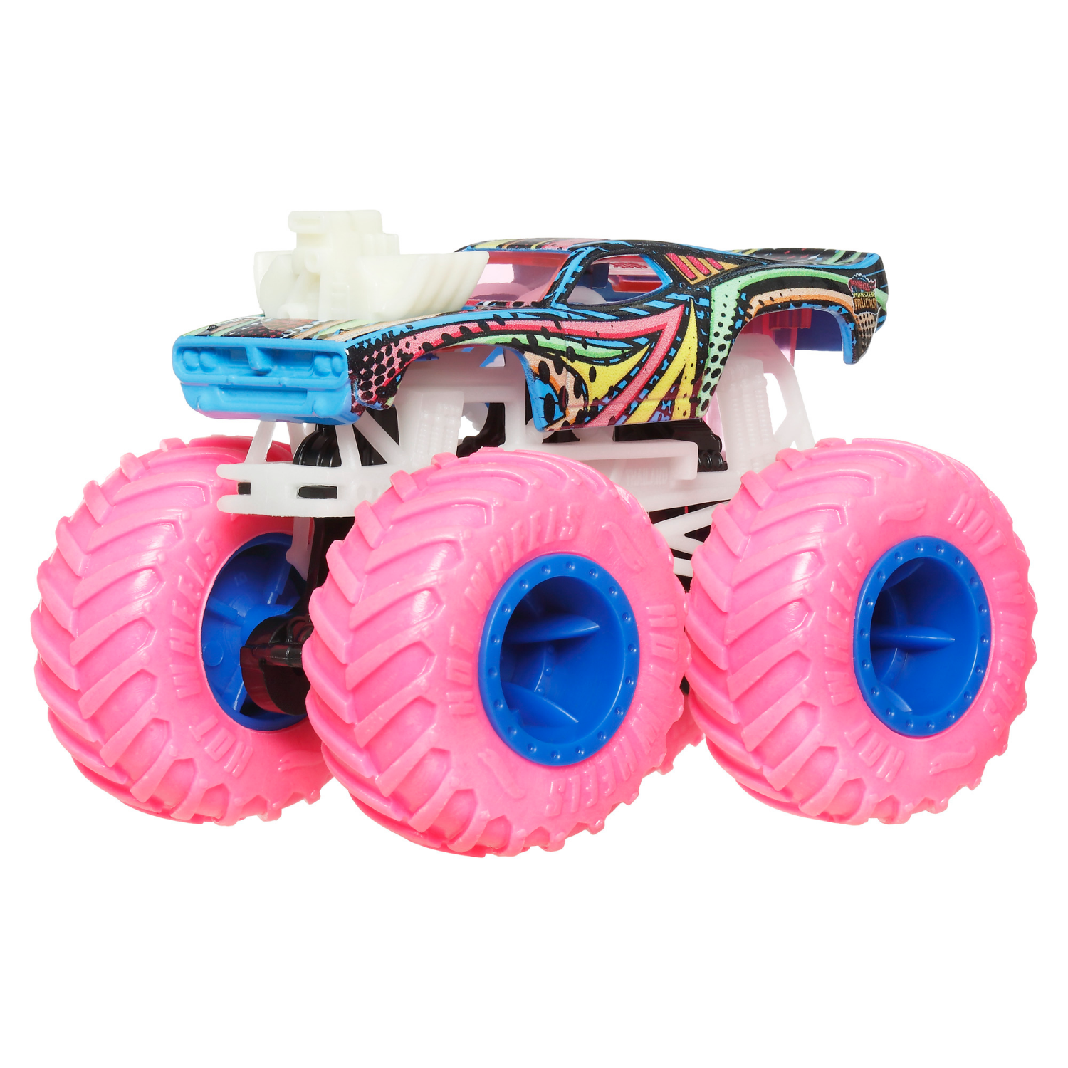 slide 7 of 8, Hot Wheels Monster Trucks Glow in the Dark Assortment, 1 ct