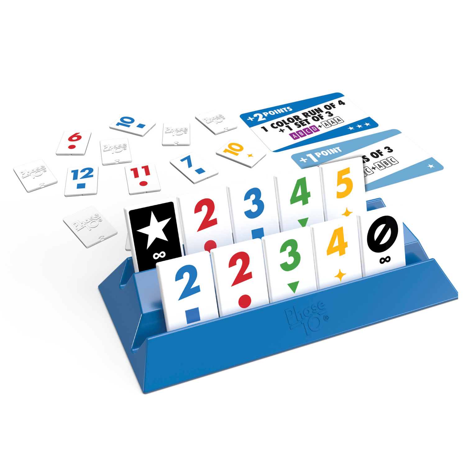 slide 3 of 3, Phase 10 Tiles, 1 ct